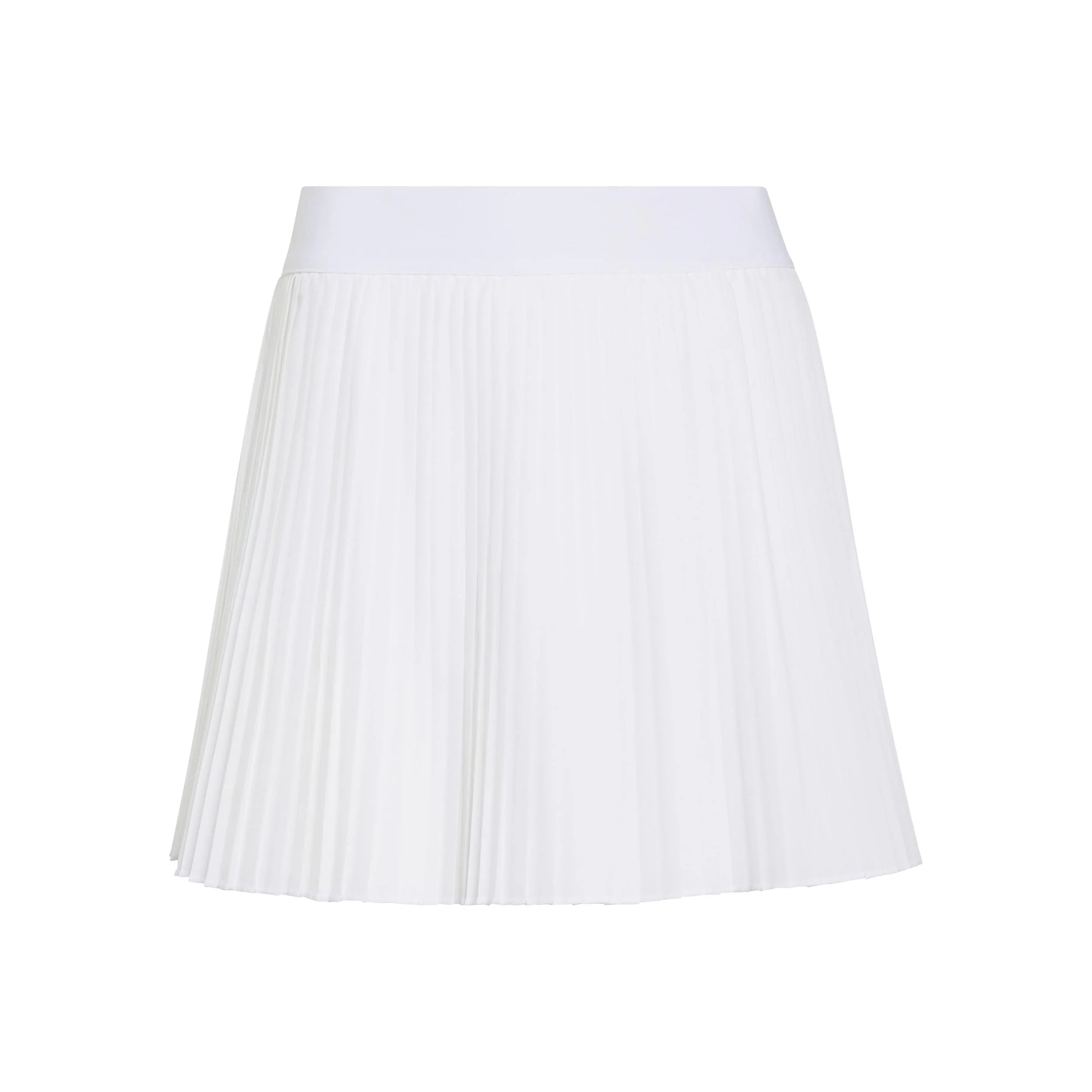 Club Pleated Long Rock Damen-weiß