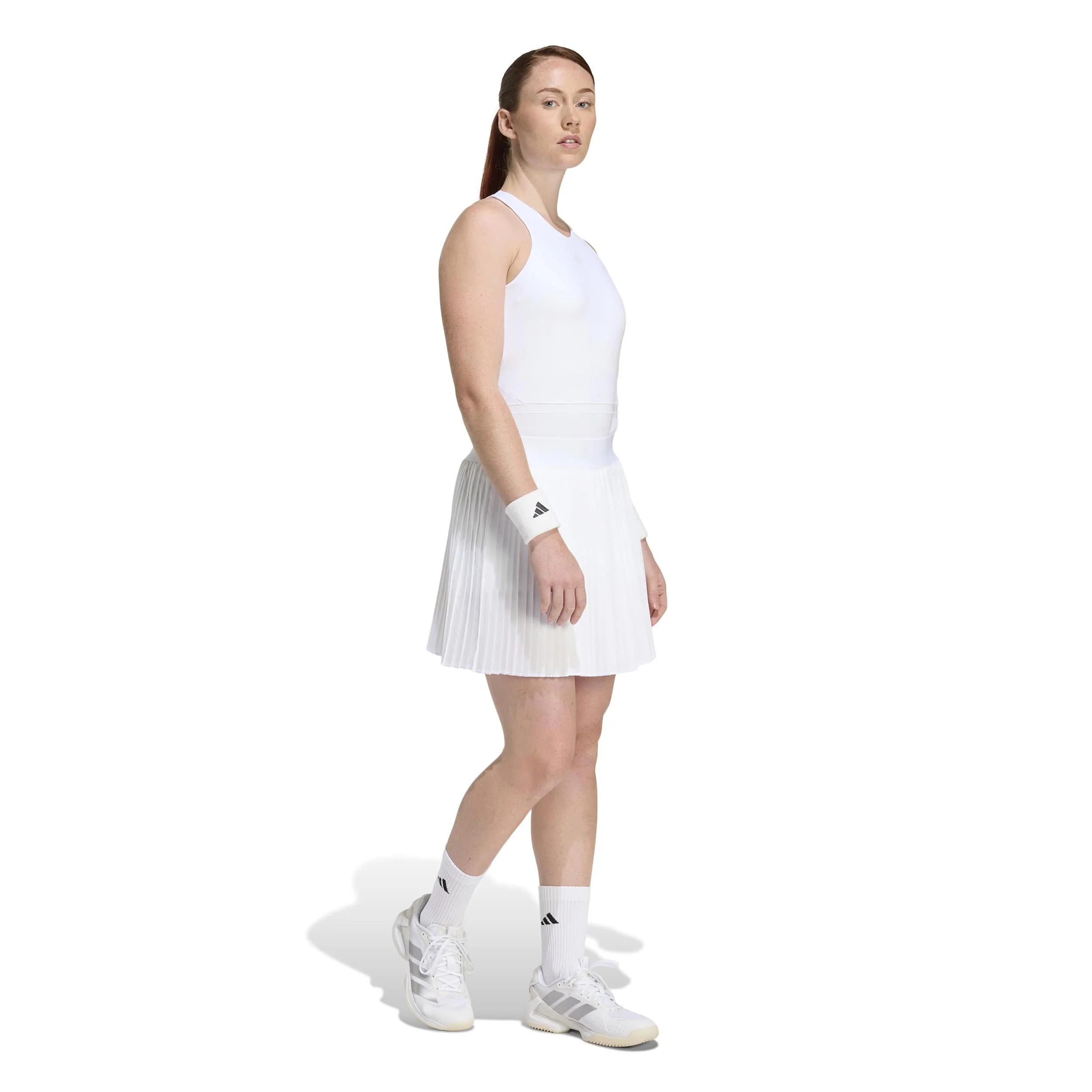 Club Pleated Long Rock Damen-weiß - Image 4
