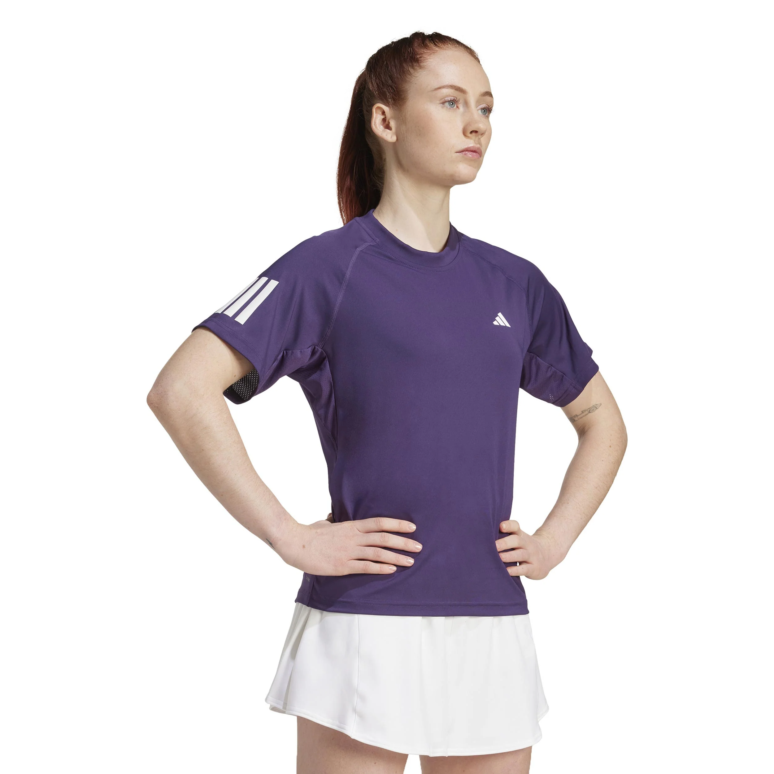 Club T-Shirt Damen-Lila - Image 4