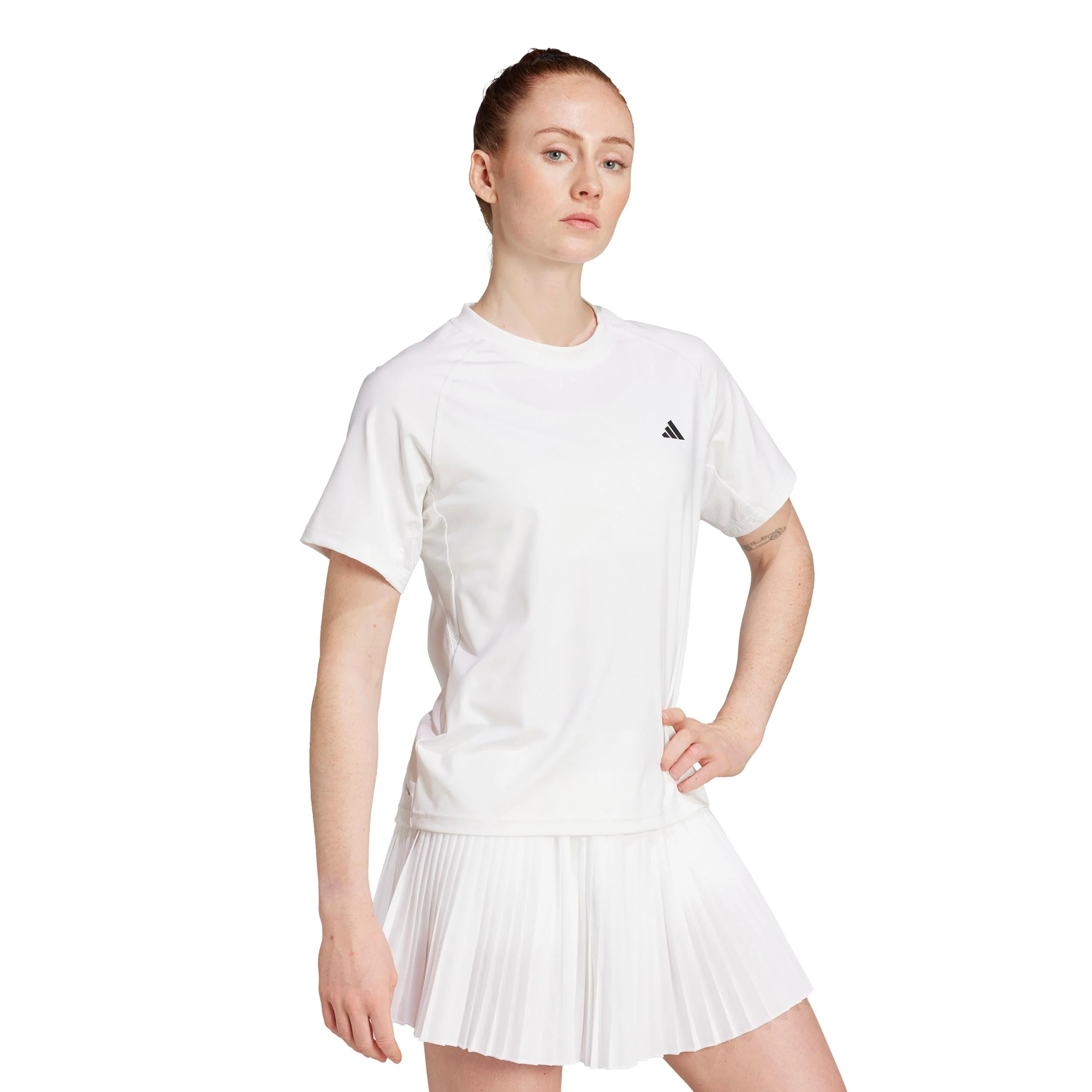 Club T-Shirt Damen-weiß - Image 4