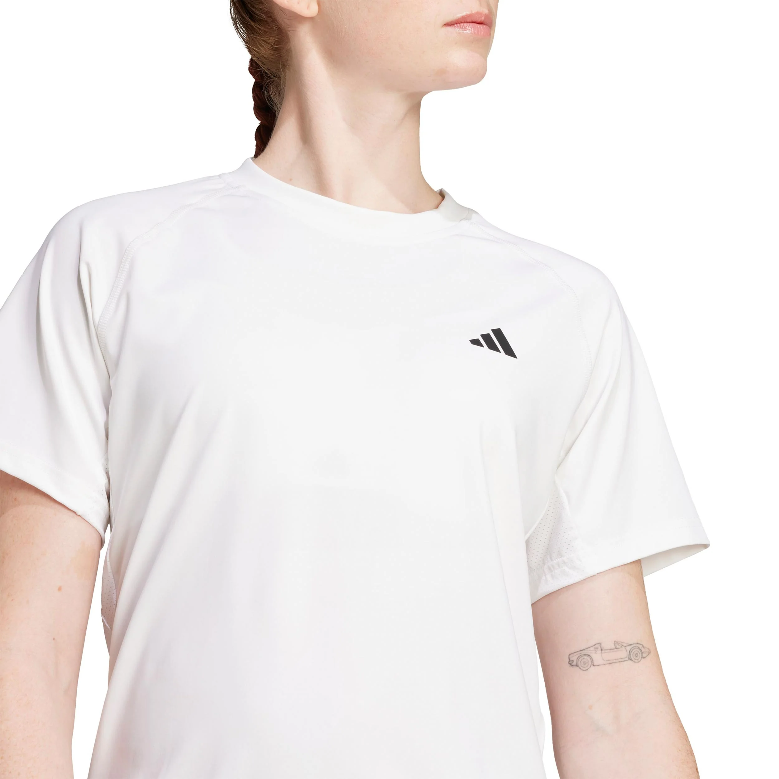 Club T-Shirt Damen-weiß - Image 5