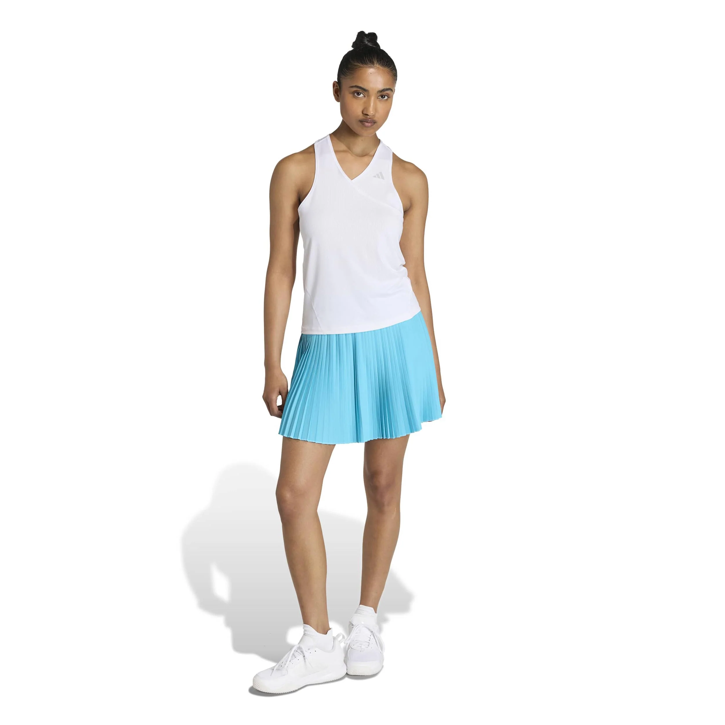 Club V-Neck Tank-Top Damen-weiß - Image 4