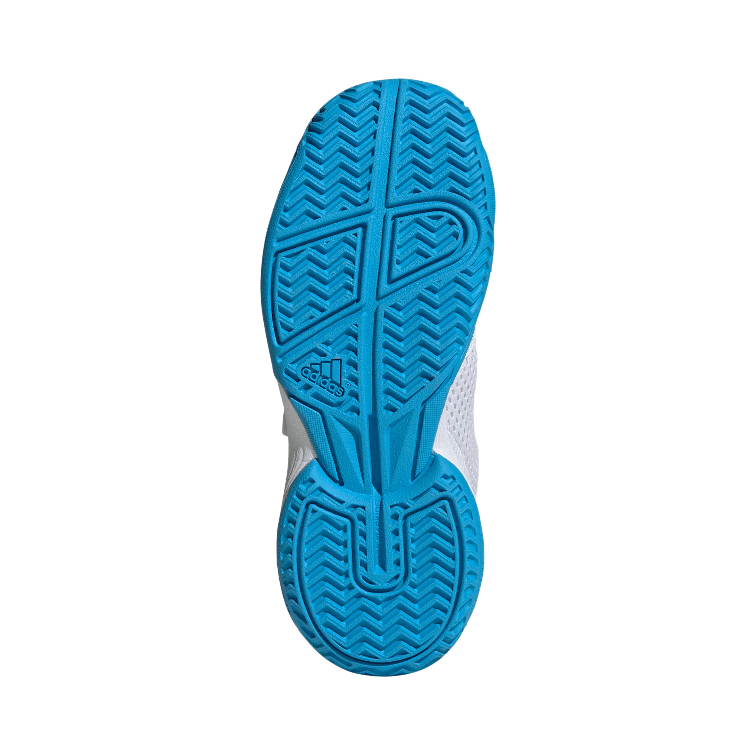 Courtflash CF Sandplatzschuh Kinder - weiß, silber - Image 4