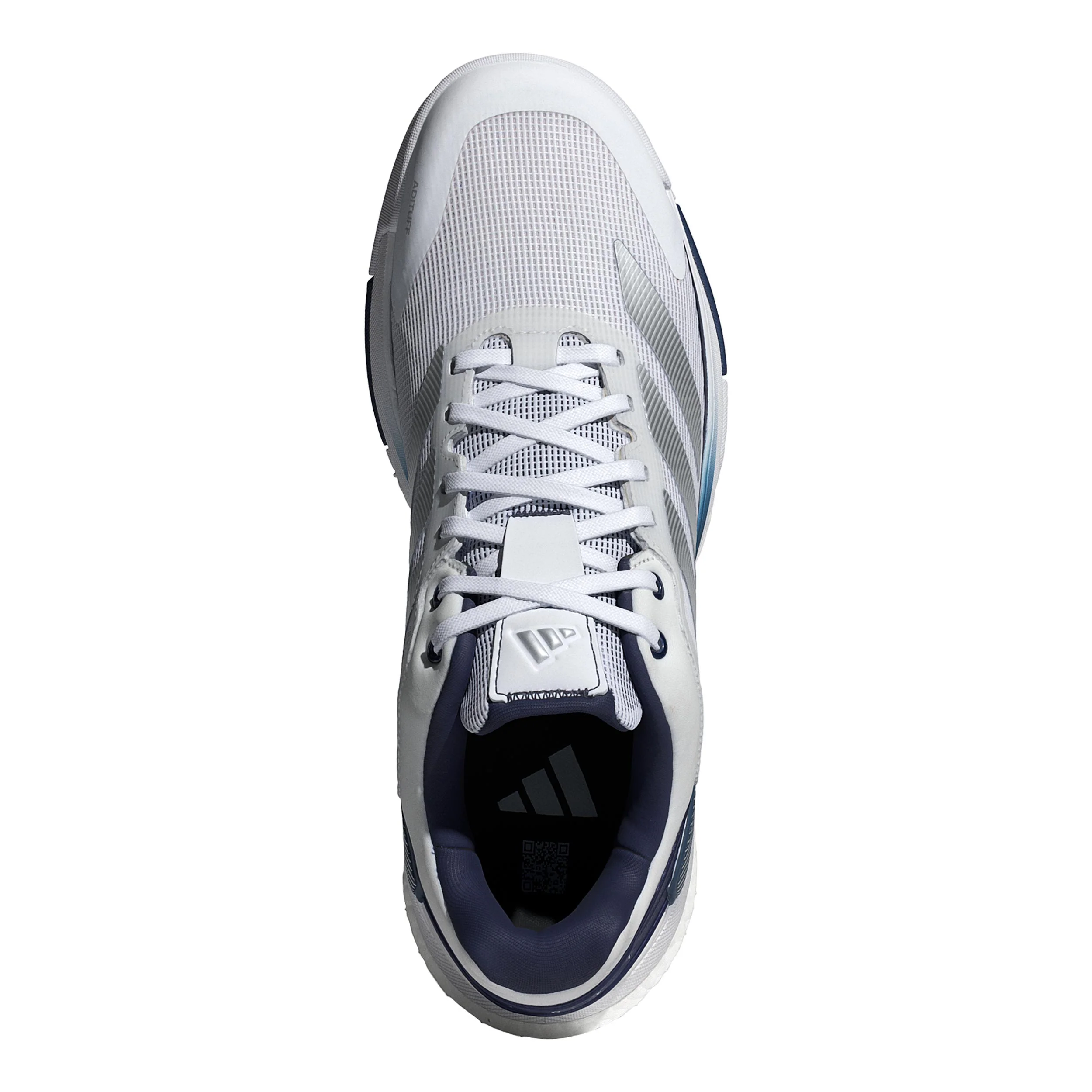 Crazyquick Boost Padelschuh Herren - weiß, silber - Image 3