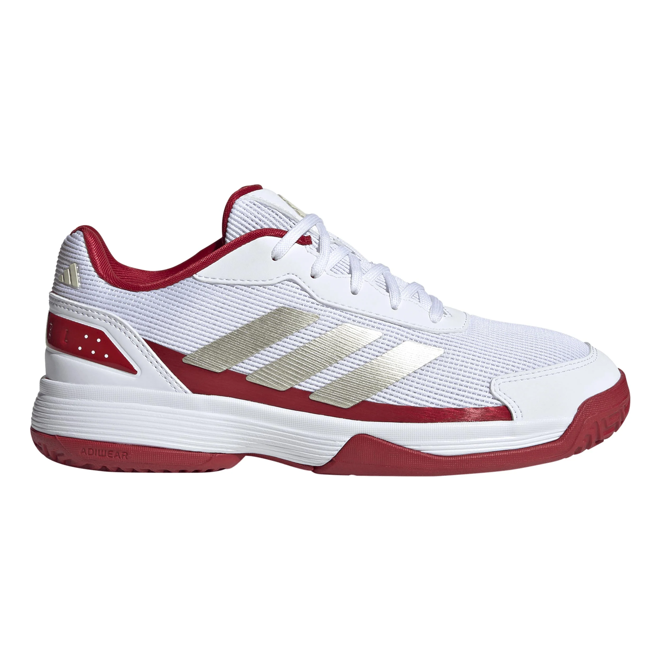 Crazyquick Padelschuh Kinder - weiß, rot