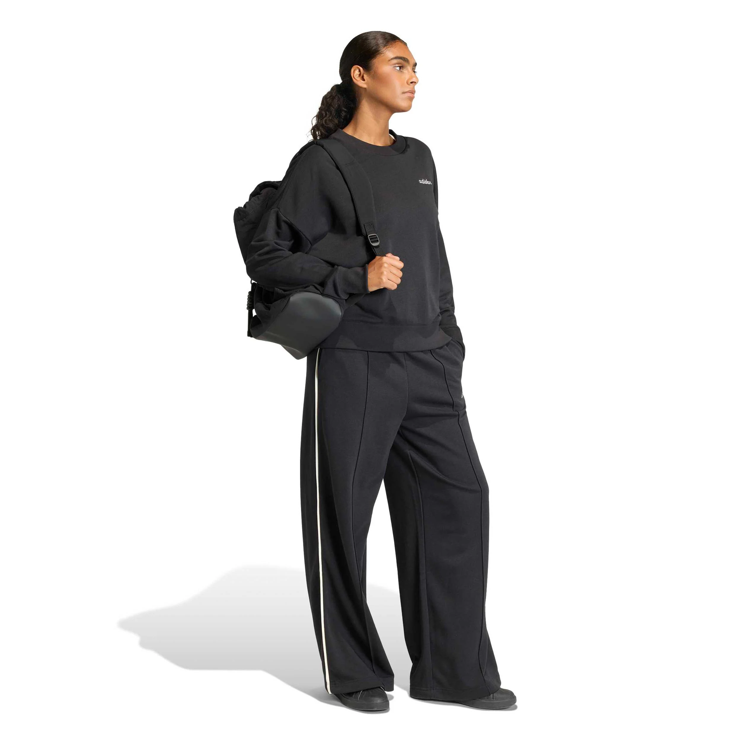 Crew Sweatshirt Damen-schwarz - Image 4