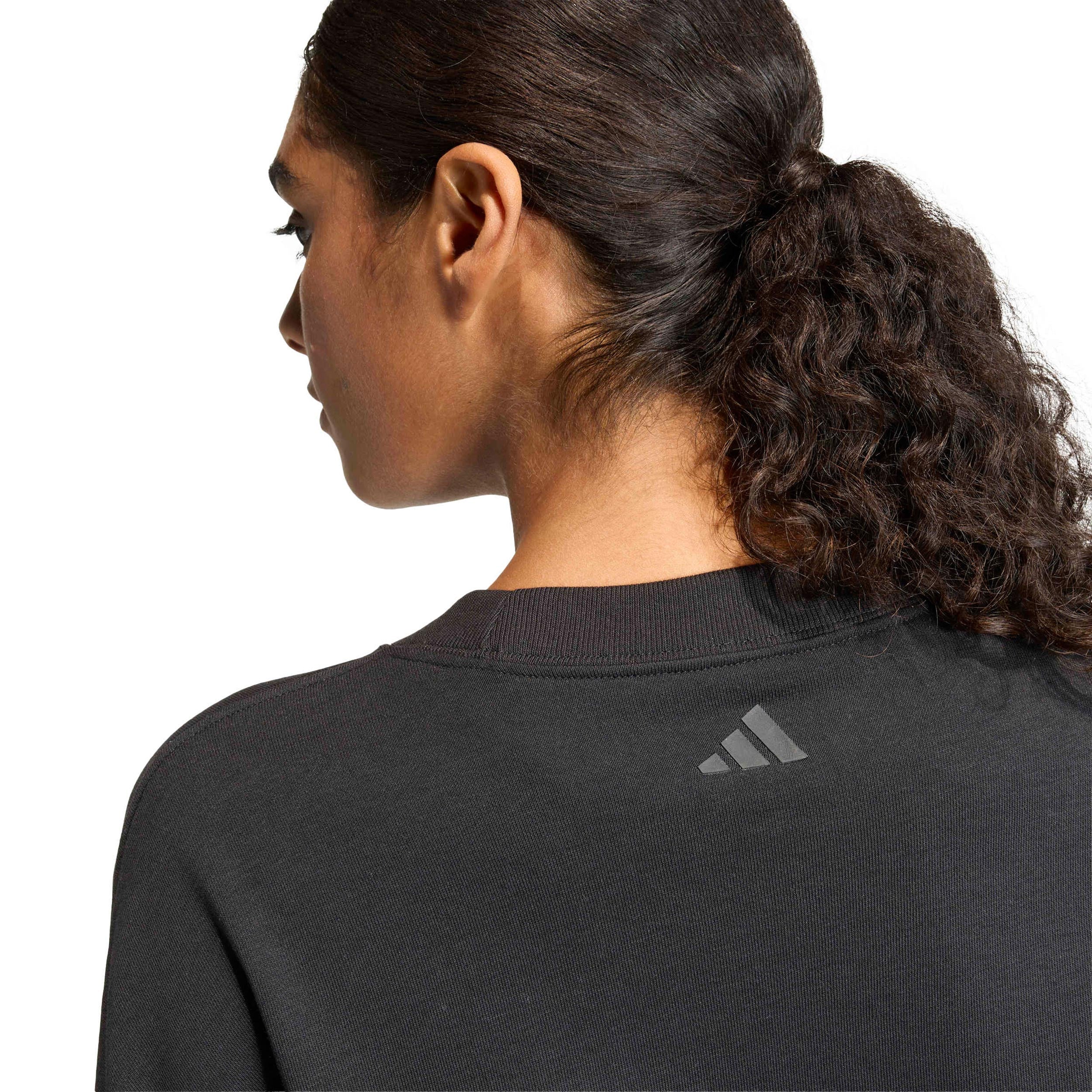 Crew Sweatshirt Damen-schwarz - Image 5