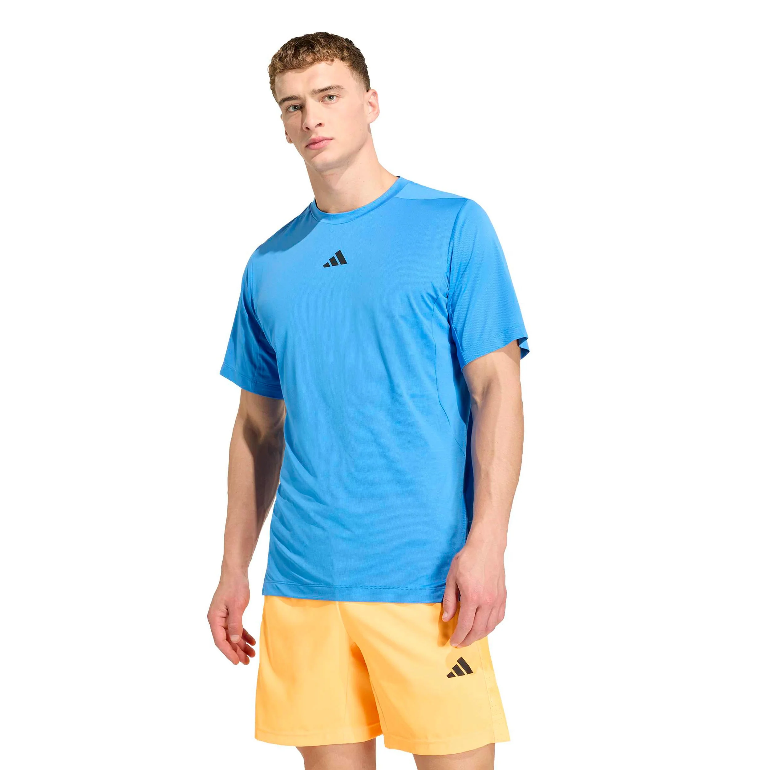 D4T Essentials T-Shirt Herren - türkis, schwarz - Image 2