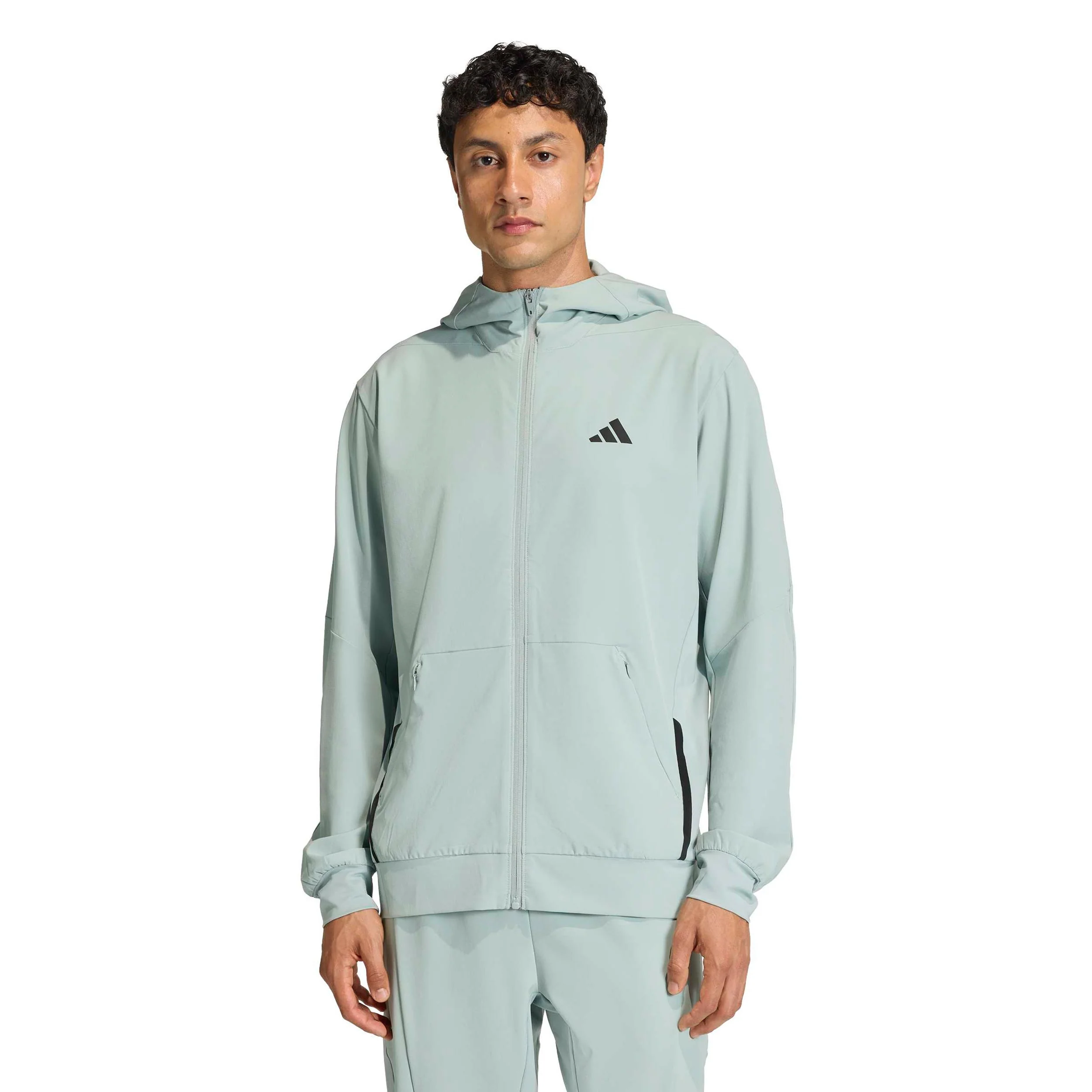 D4T Hybrid Sweatjacke Herren-salbei - Image 2
