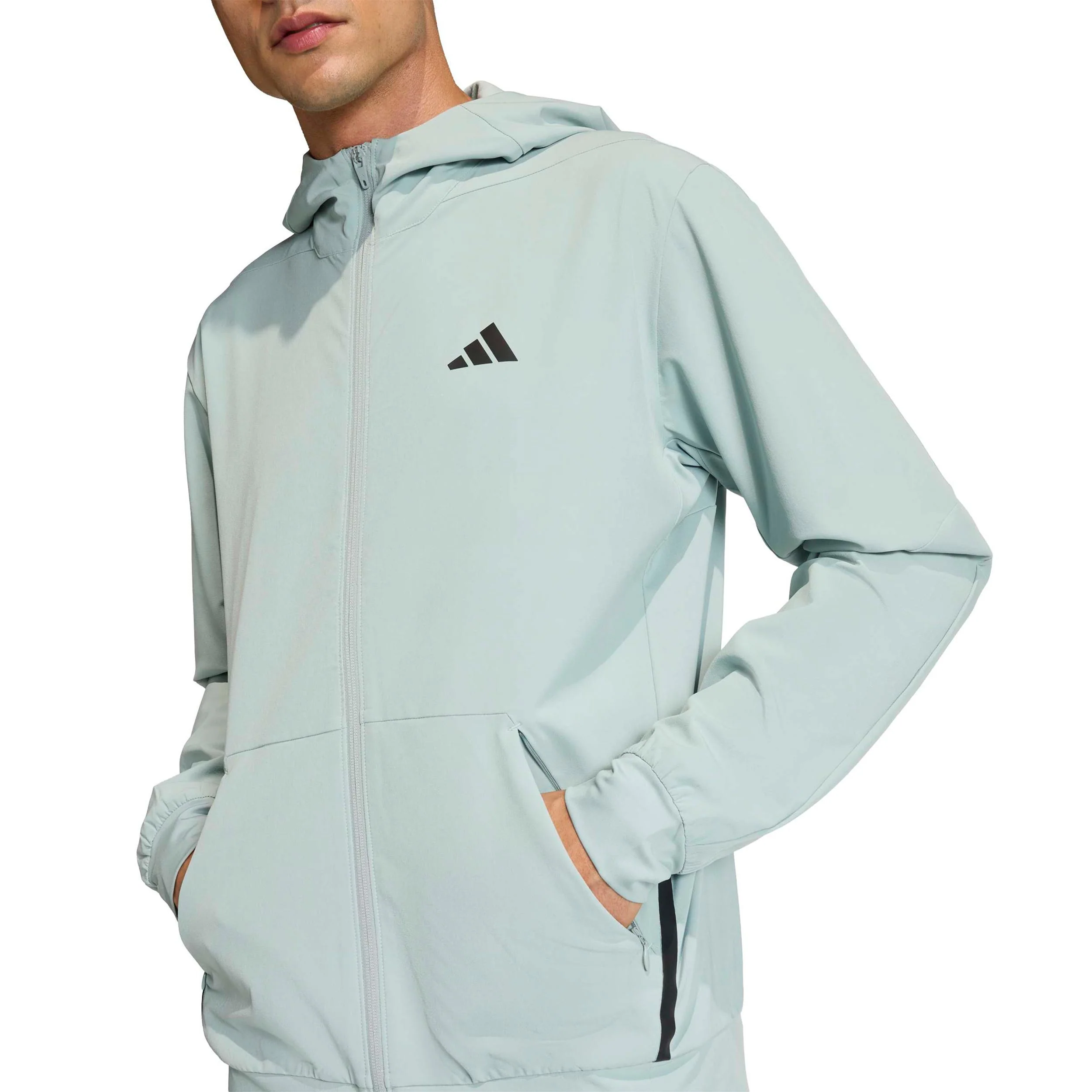D4T Hybrid Sweatjacke Herren-salbei - Image 6