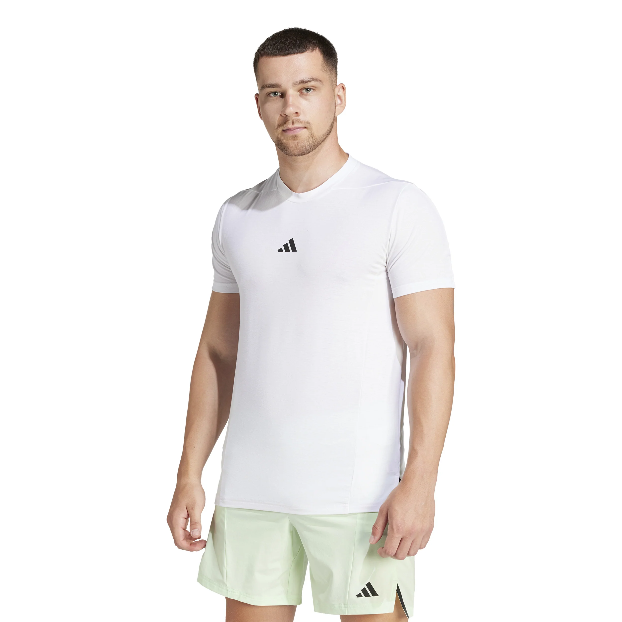 D4T T-Shirt Herren-Weiß - Image 2