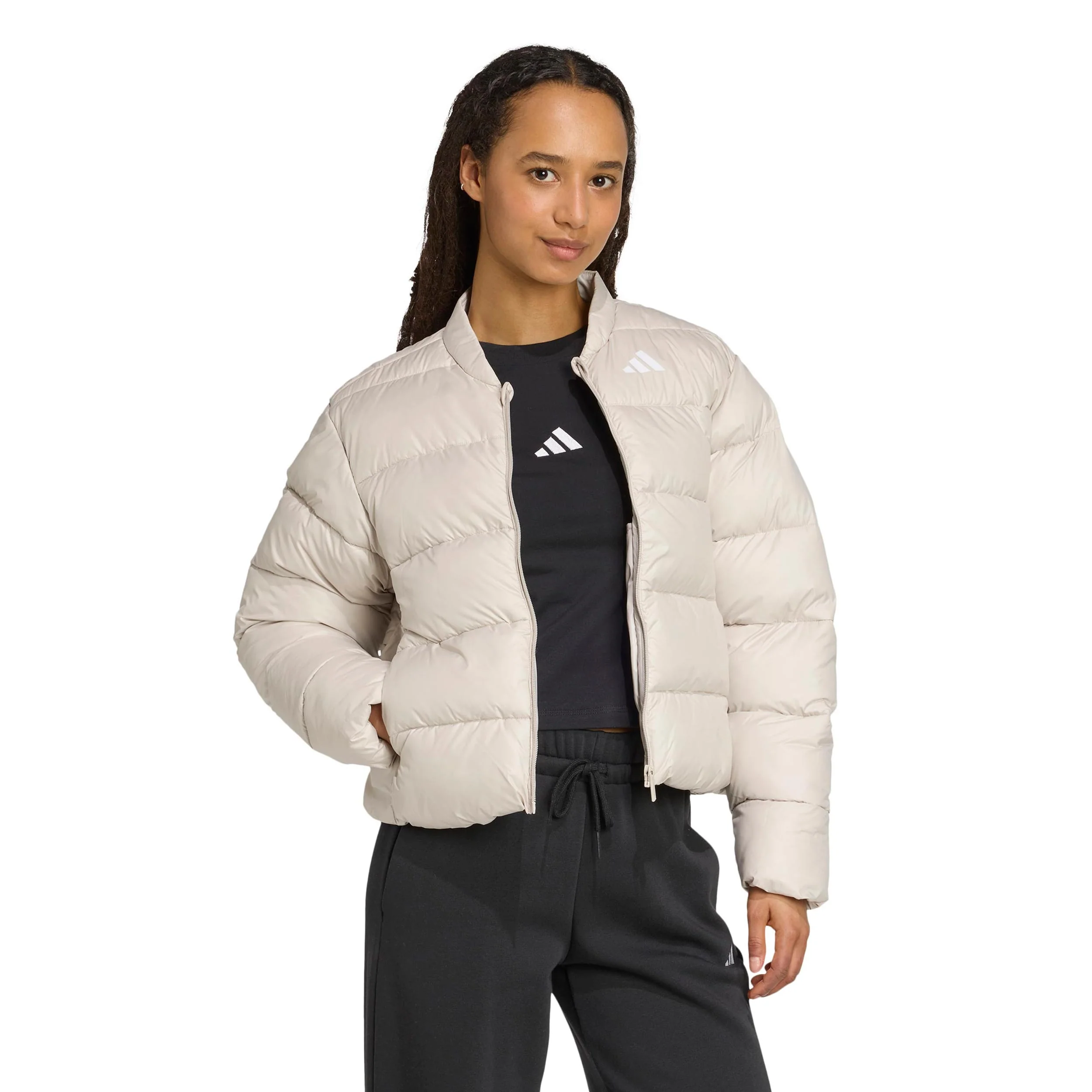 Essential Daunenjacke Damen-beige - Image 4