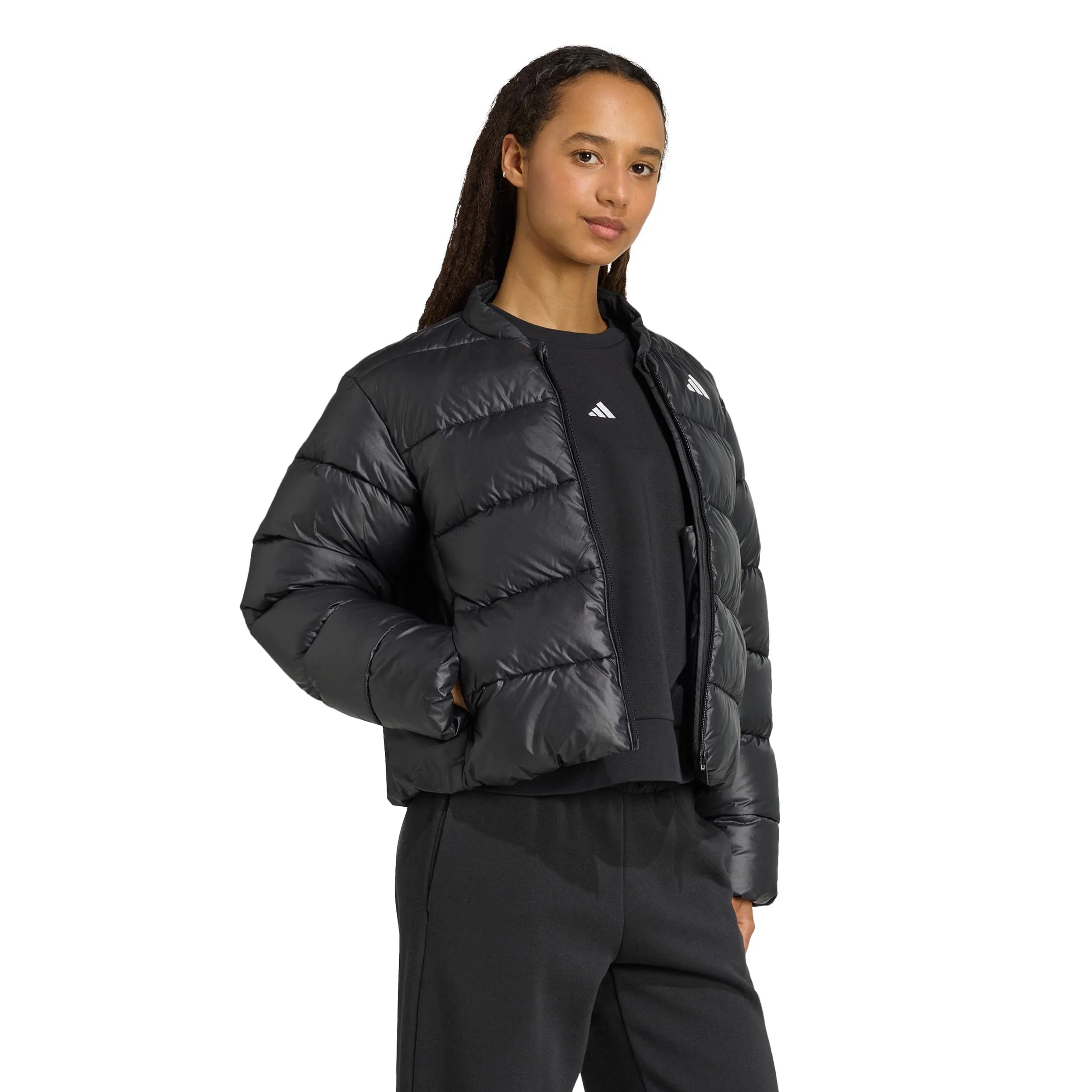 Essential Daunenjacke Damen-schwarz - Image 4