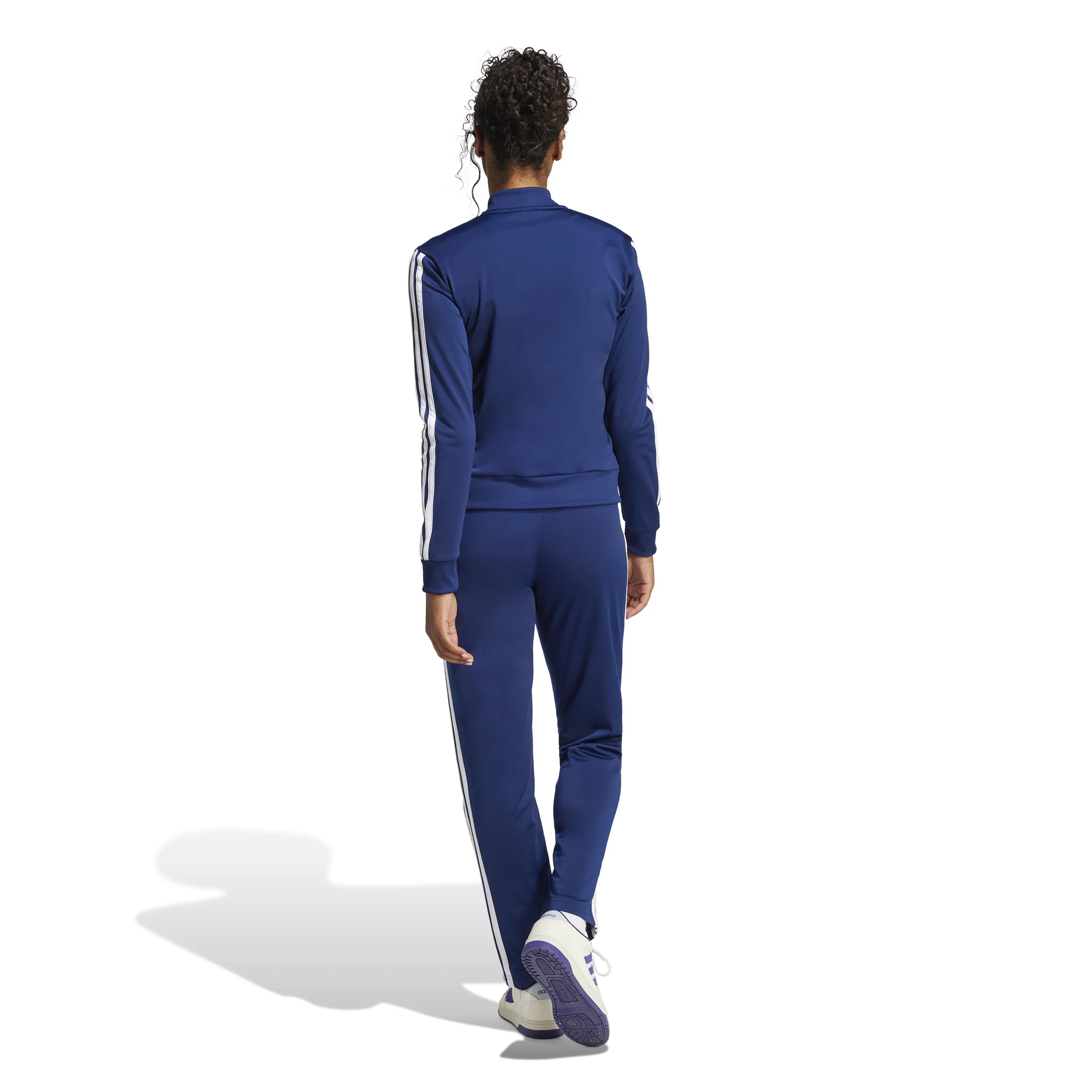 Essentials 3Stripes Dayready Trainingsanzug Damen - dunkelblau - Image 5