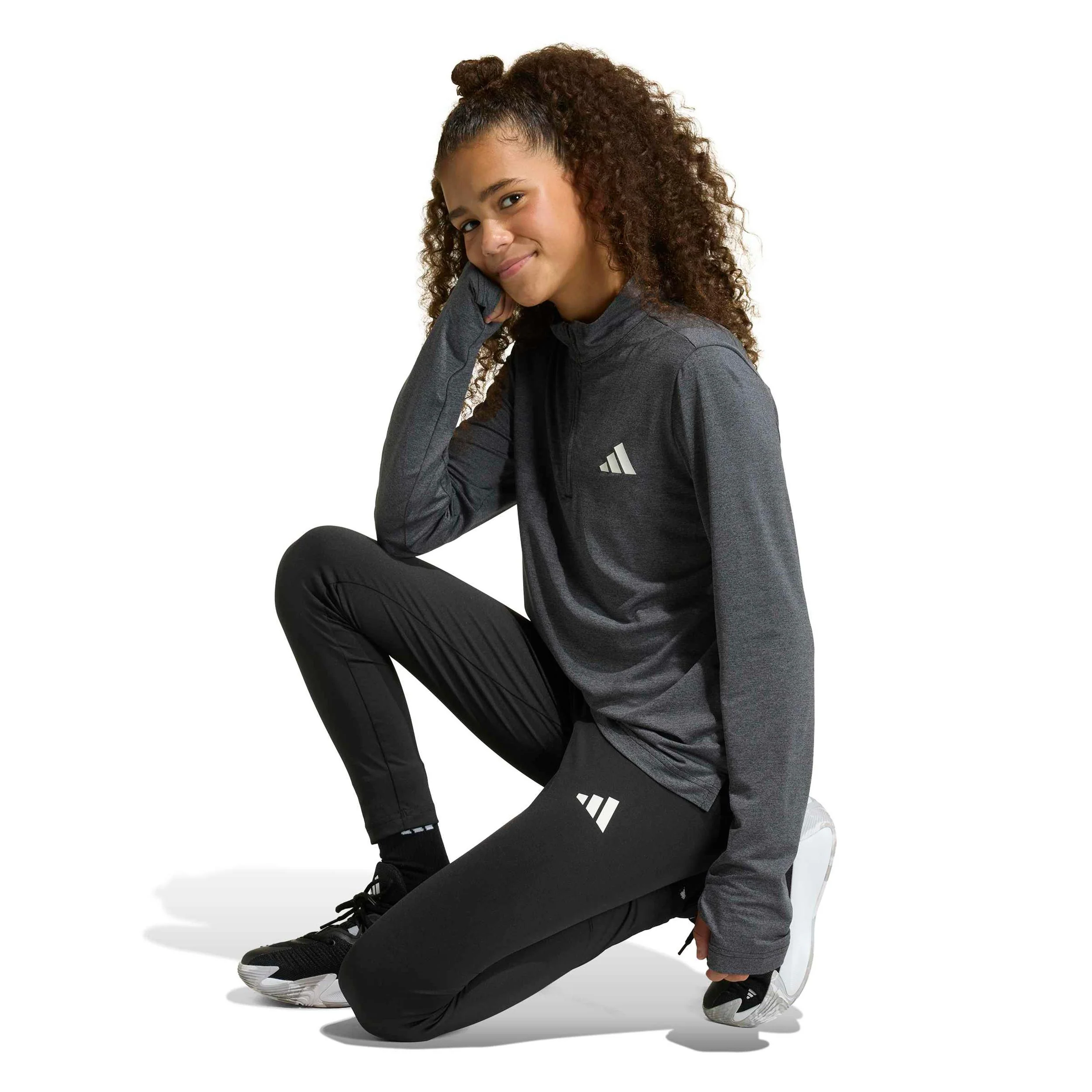 Essentials 3Stripes Tight Mädchen-schwarz - Image 4