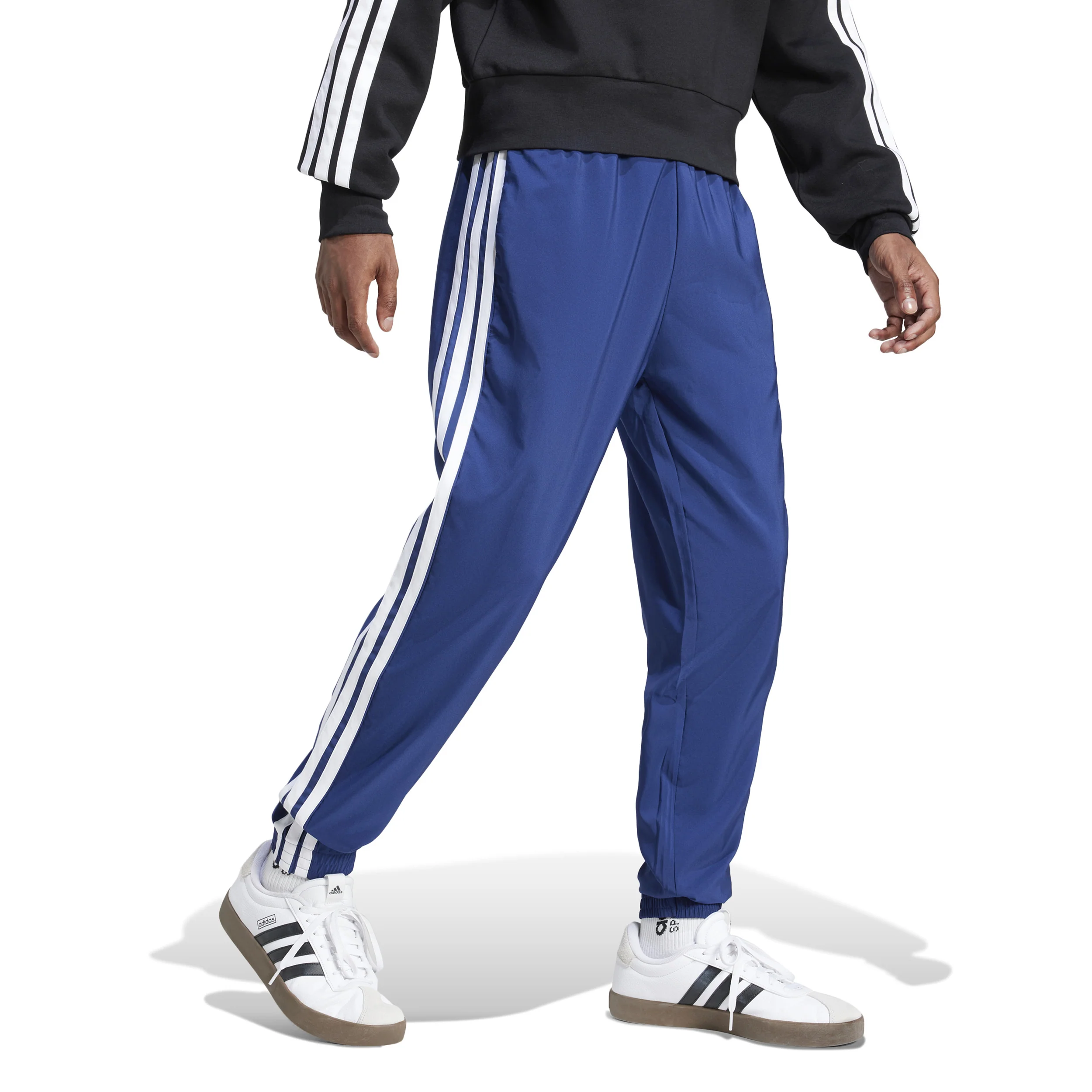 Essentials 3Stripes Woven Trainingshose Herren - blau - Image 4