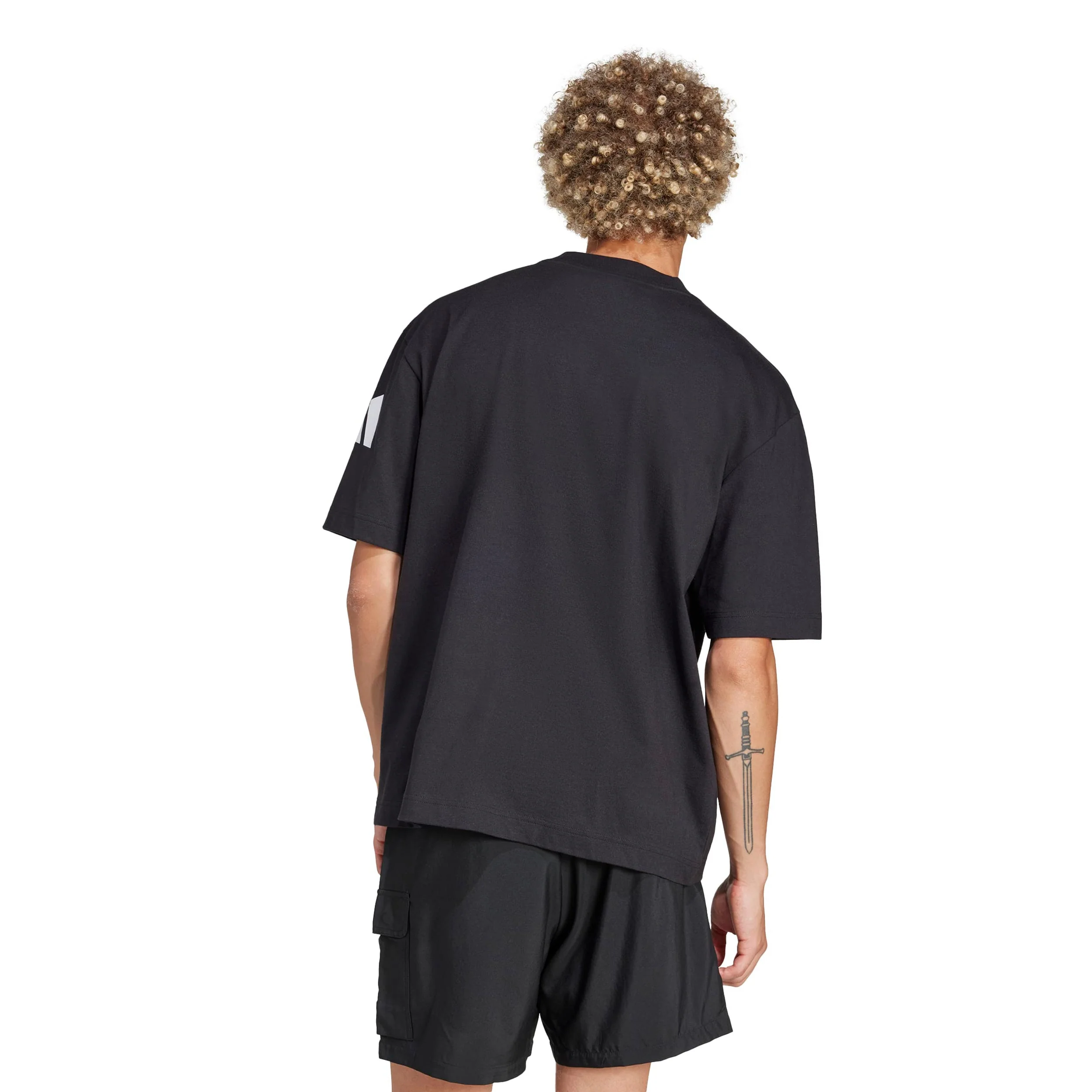 Essentials Loose Fit T-Shirt Herren-schwarz - Image 3