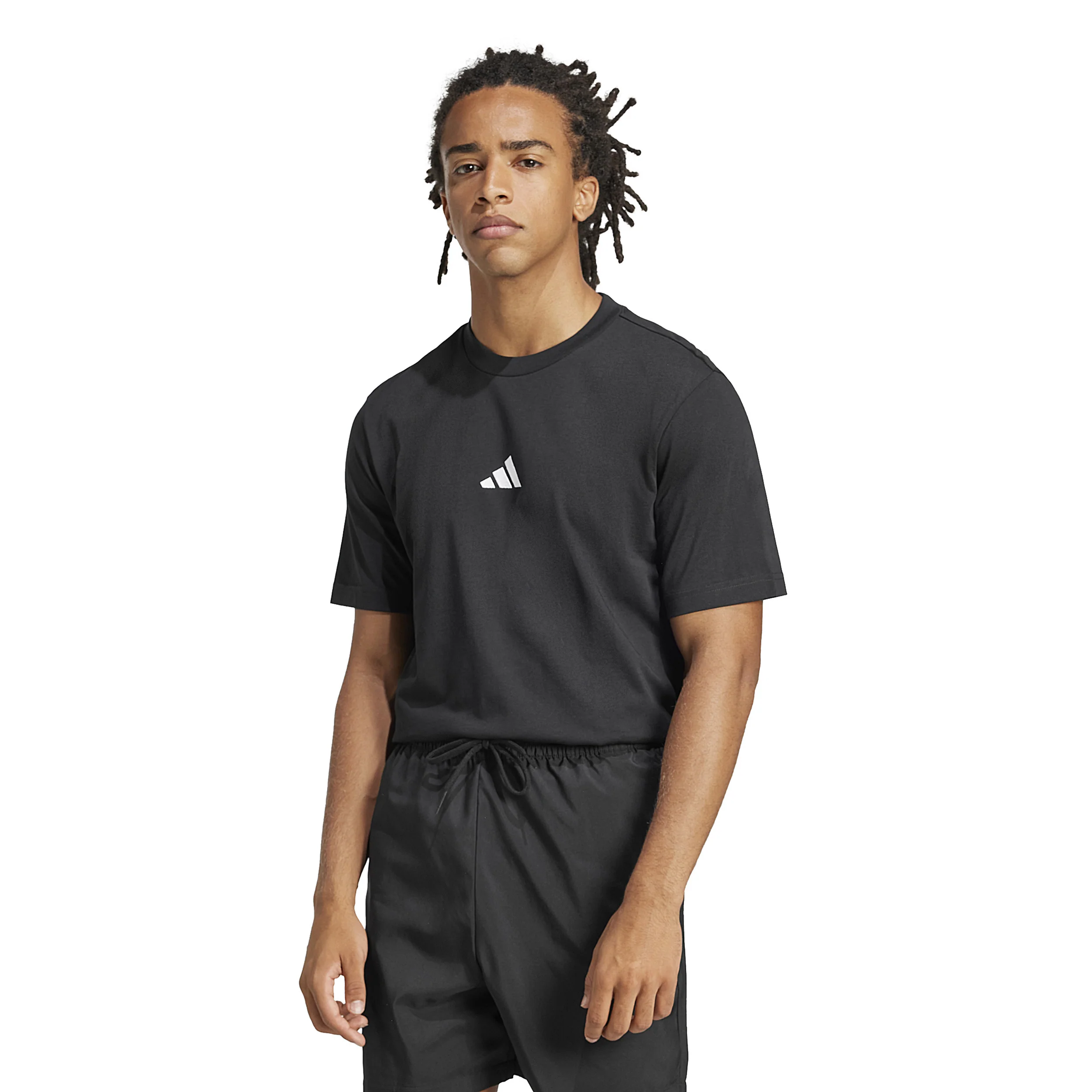 Essentials Small Logo T-Shirt Herren-Schwarz - Image 2