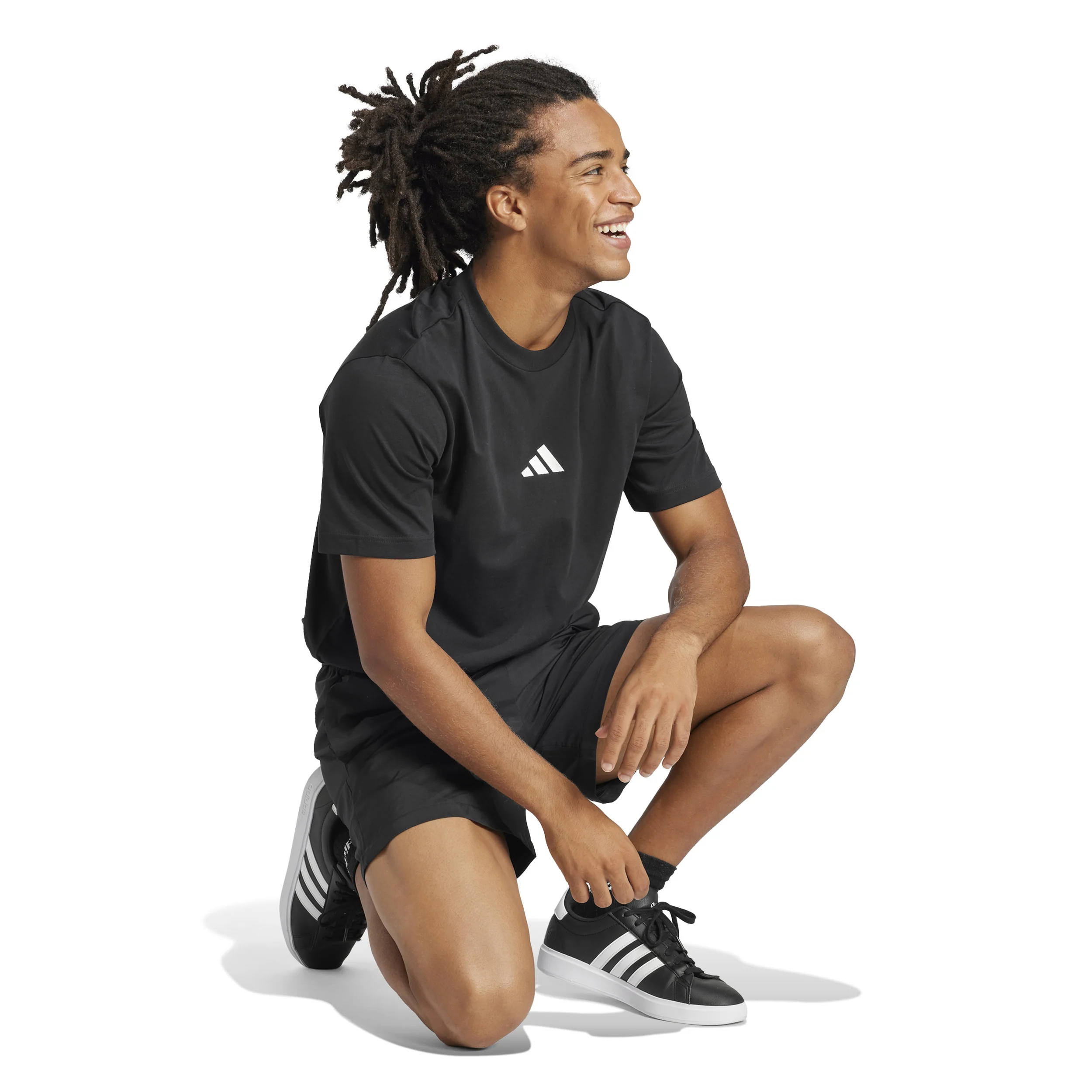 Essentials Small Logo T-Shirt Herren-Schwarz - Image 4