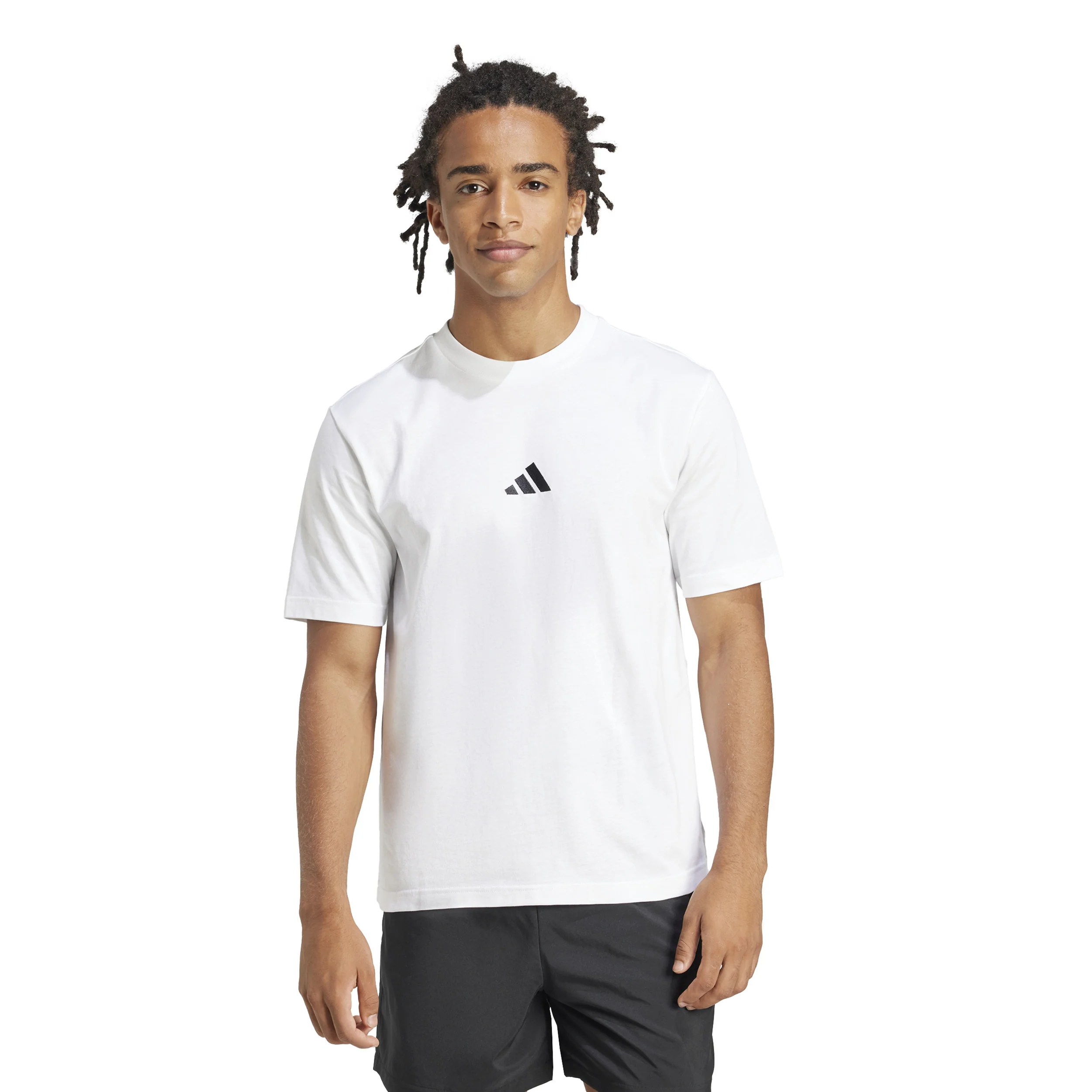 Essentials Small Logo T-Shirt Herren - weiß, - Image 2