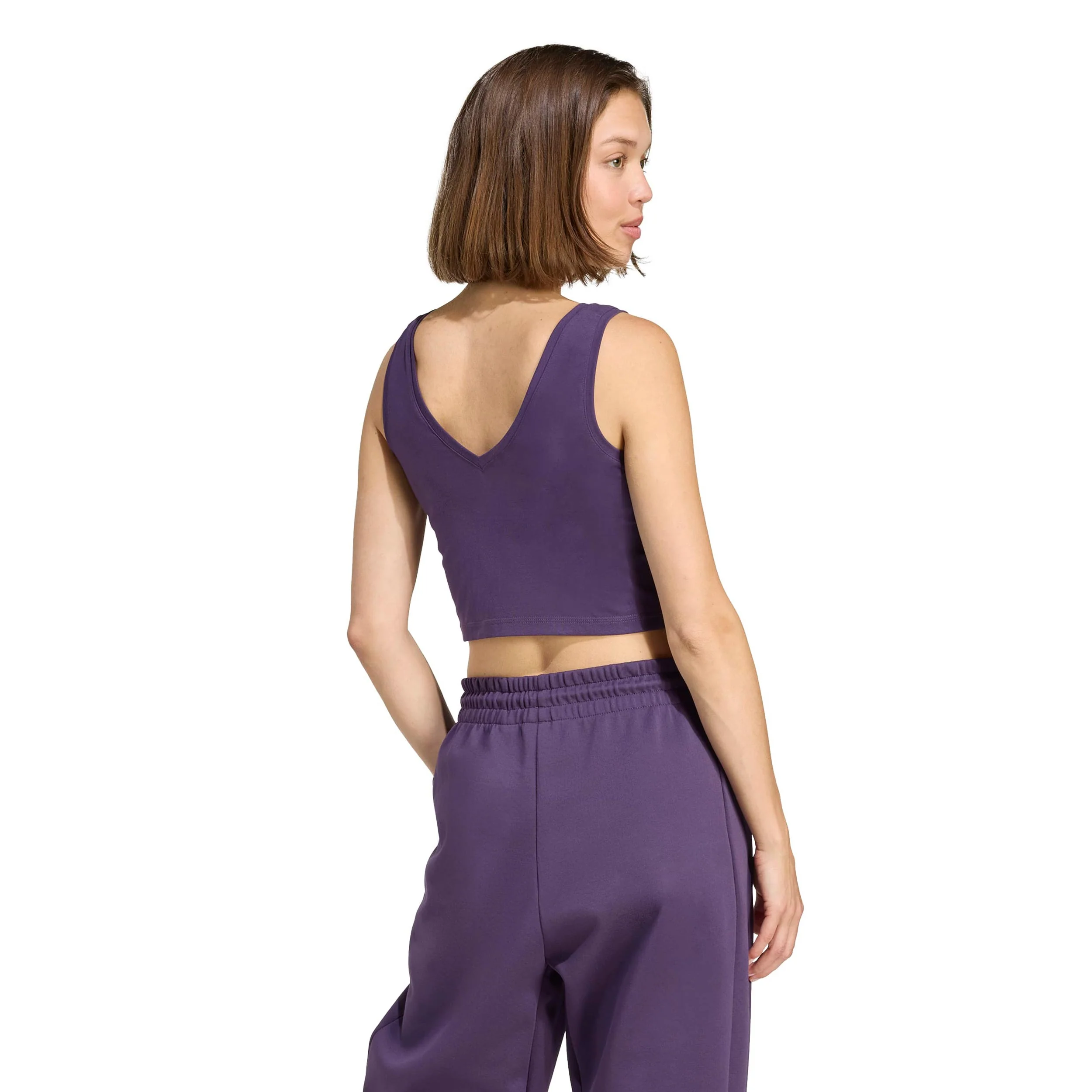 Essentials Small Logo Tank-Top Damen-lila - Image 3