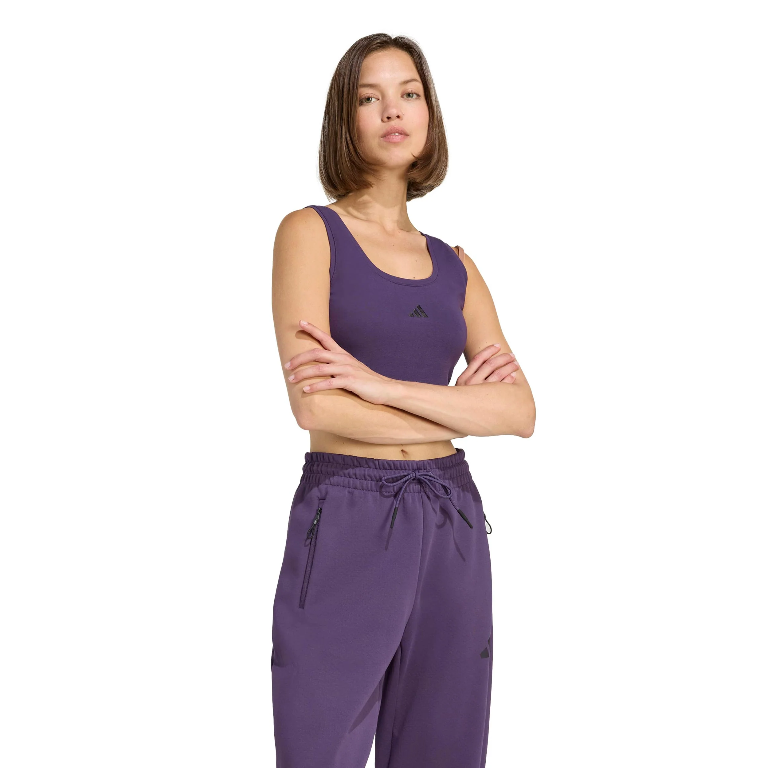 Essentials Small Logo Tank-Top Damen-lila - Image 4