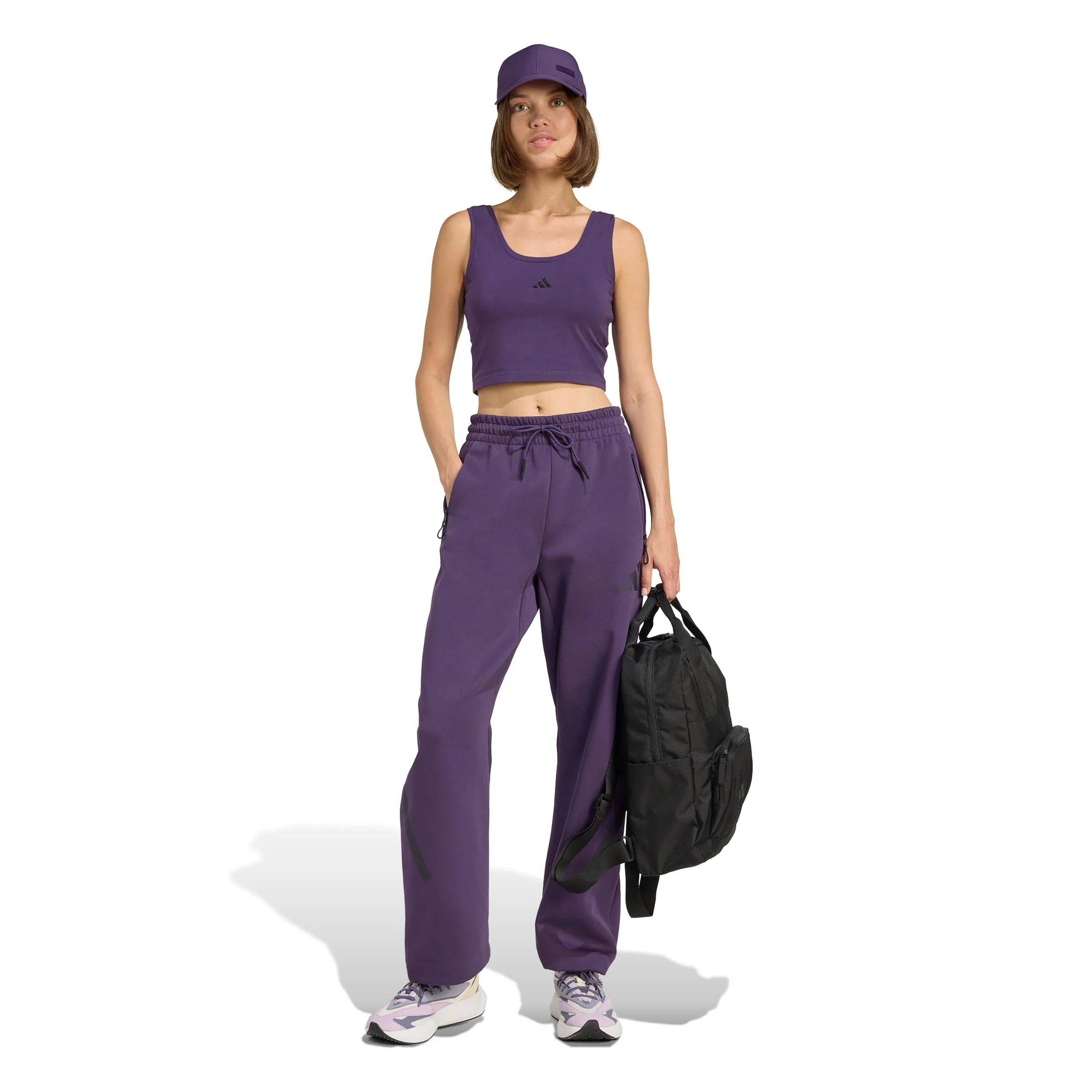 Essentials Small Logo Tank-Top Damen-lila - Image 7