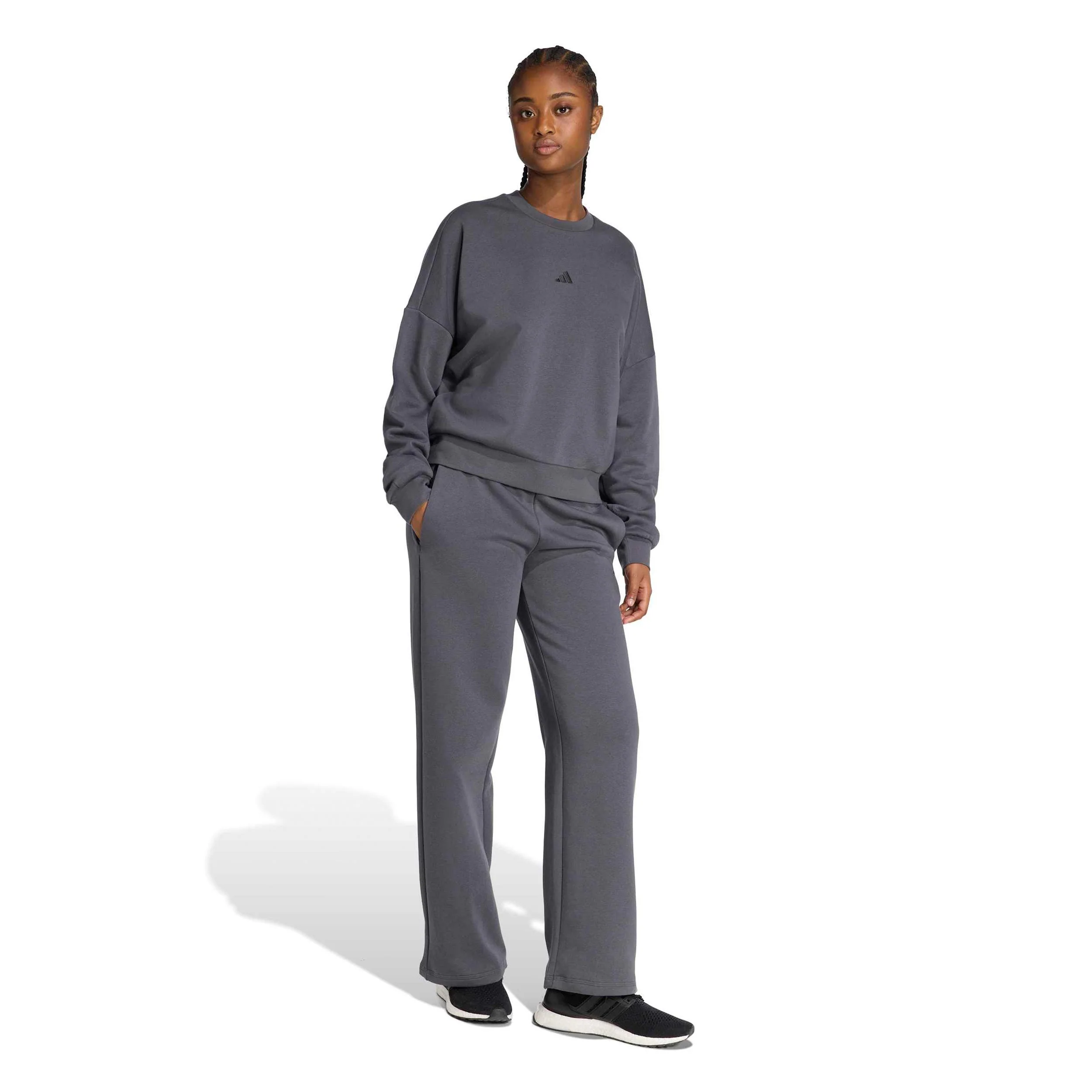 Essentials Sweatshirt Damen-grau, schwarz - Image 4