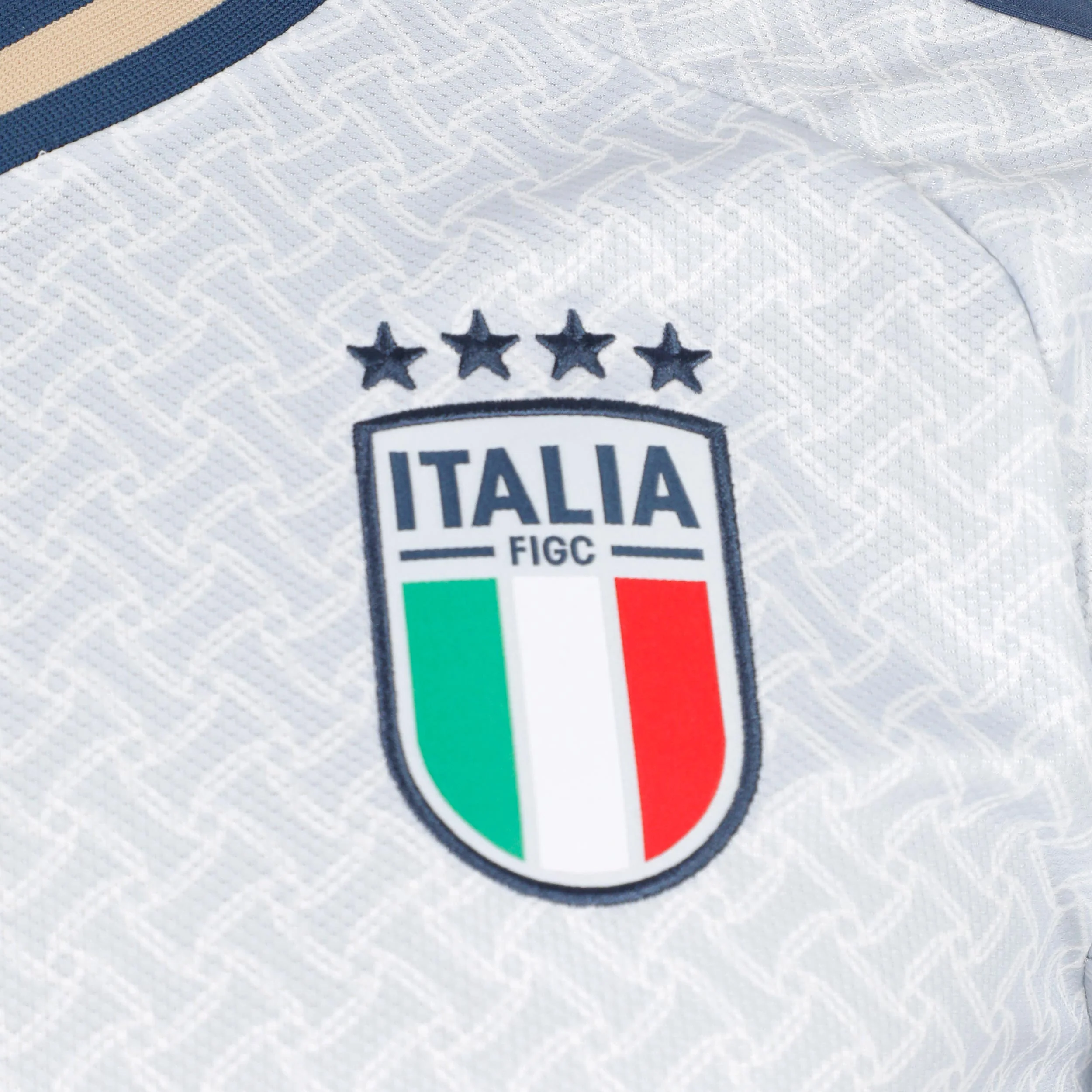 FIGC Away T-Shirt Herren-blau - Image 4