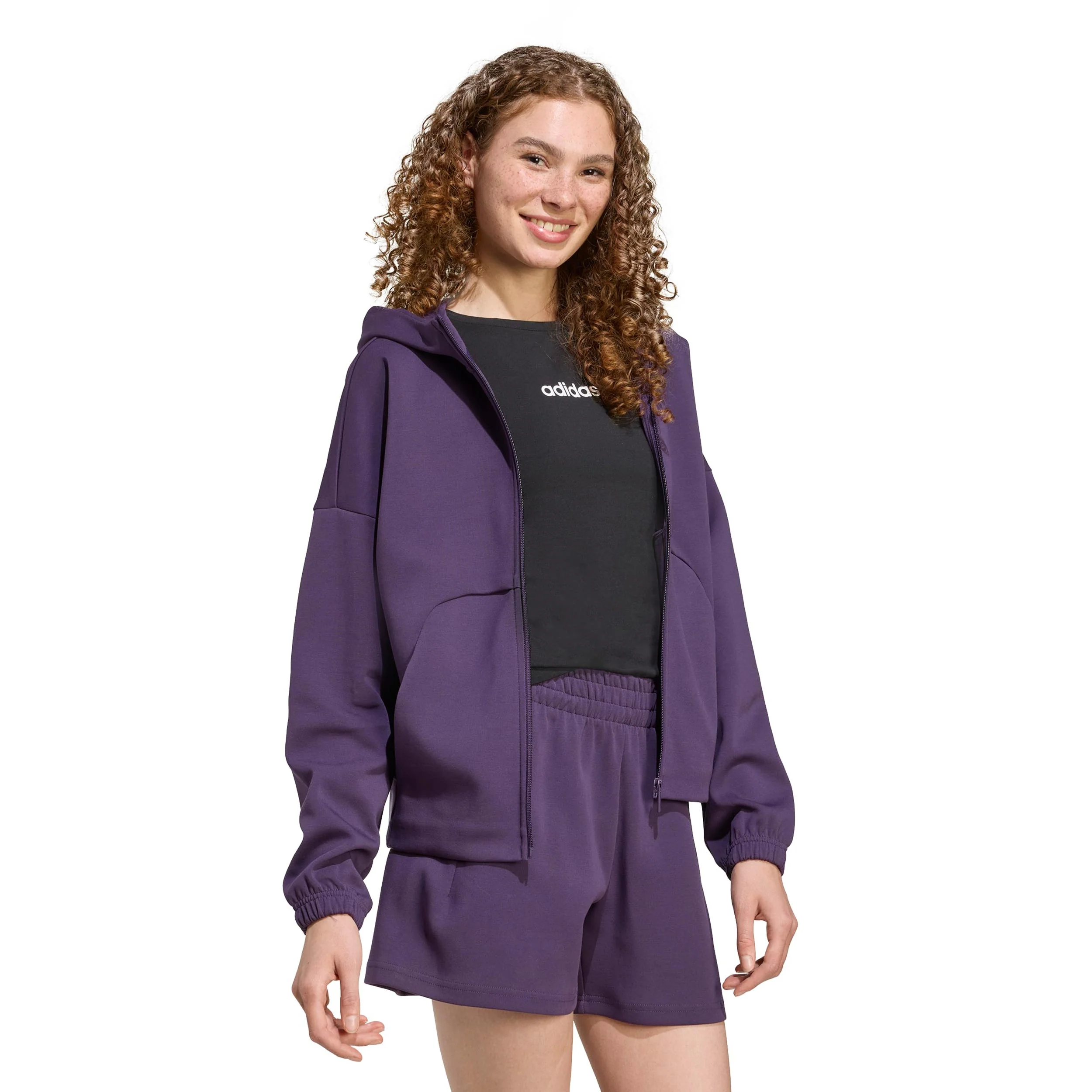 Fit SL Full-Zip Sweatjacke Damen-lila - Image 4