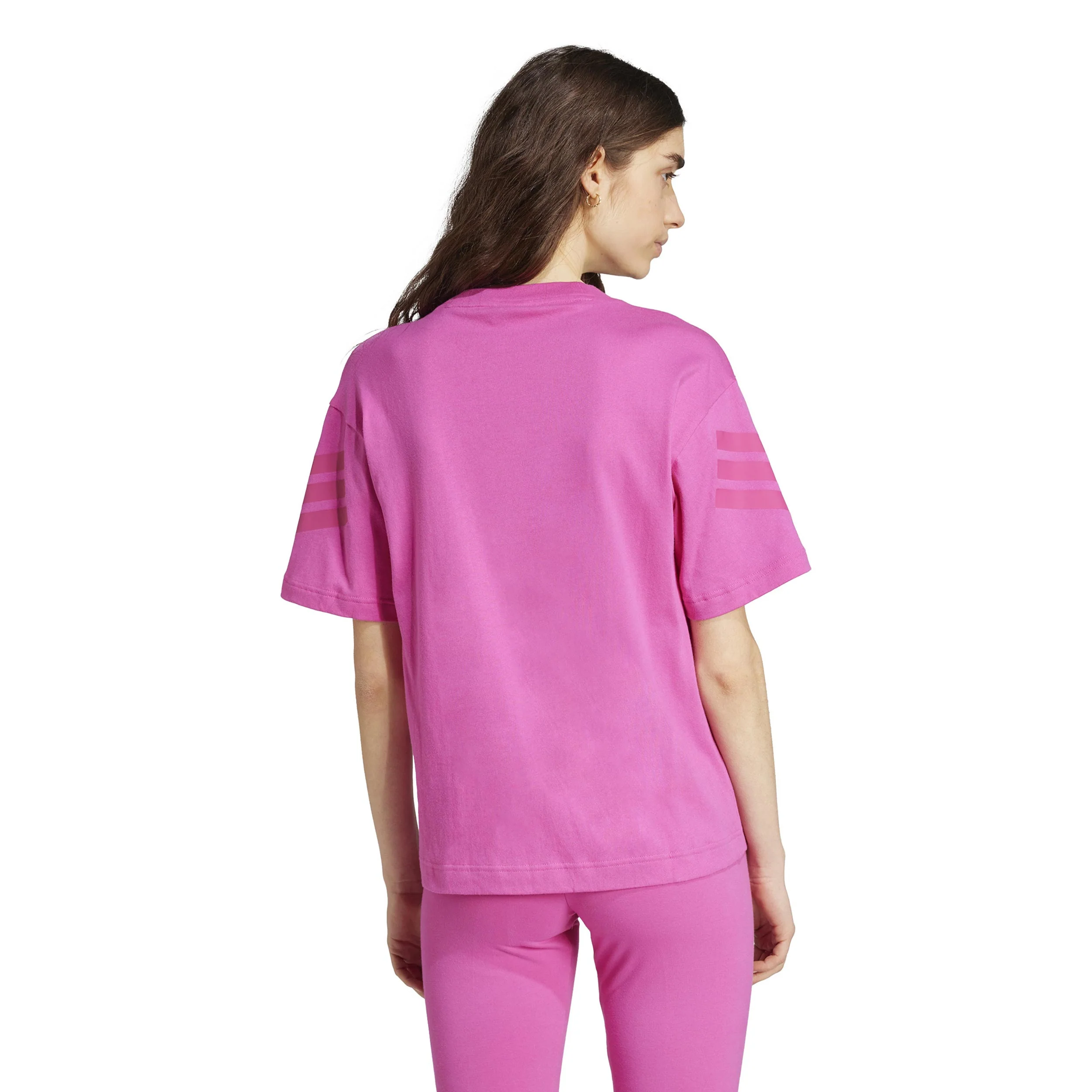 Future Icon 3Stripes T-Shirt Damen-Pink - Image 3