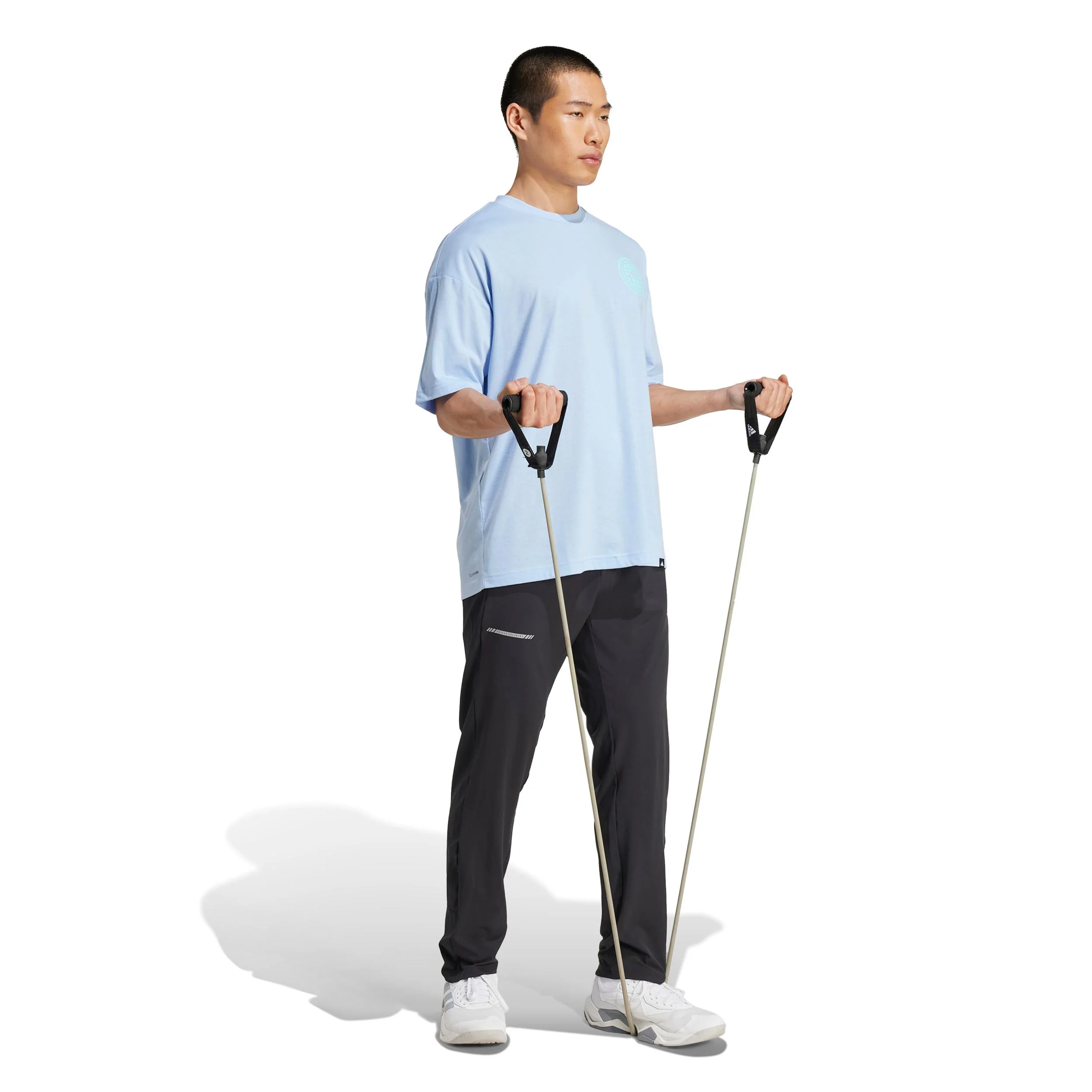 Gfx Glob Q3 T-Shirt Herren-Blau - Image 4