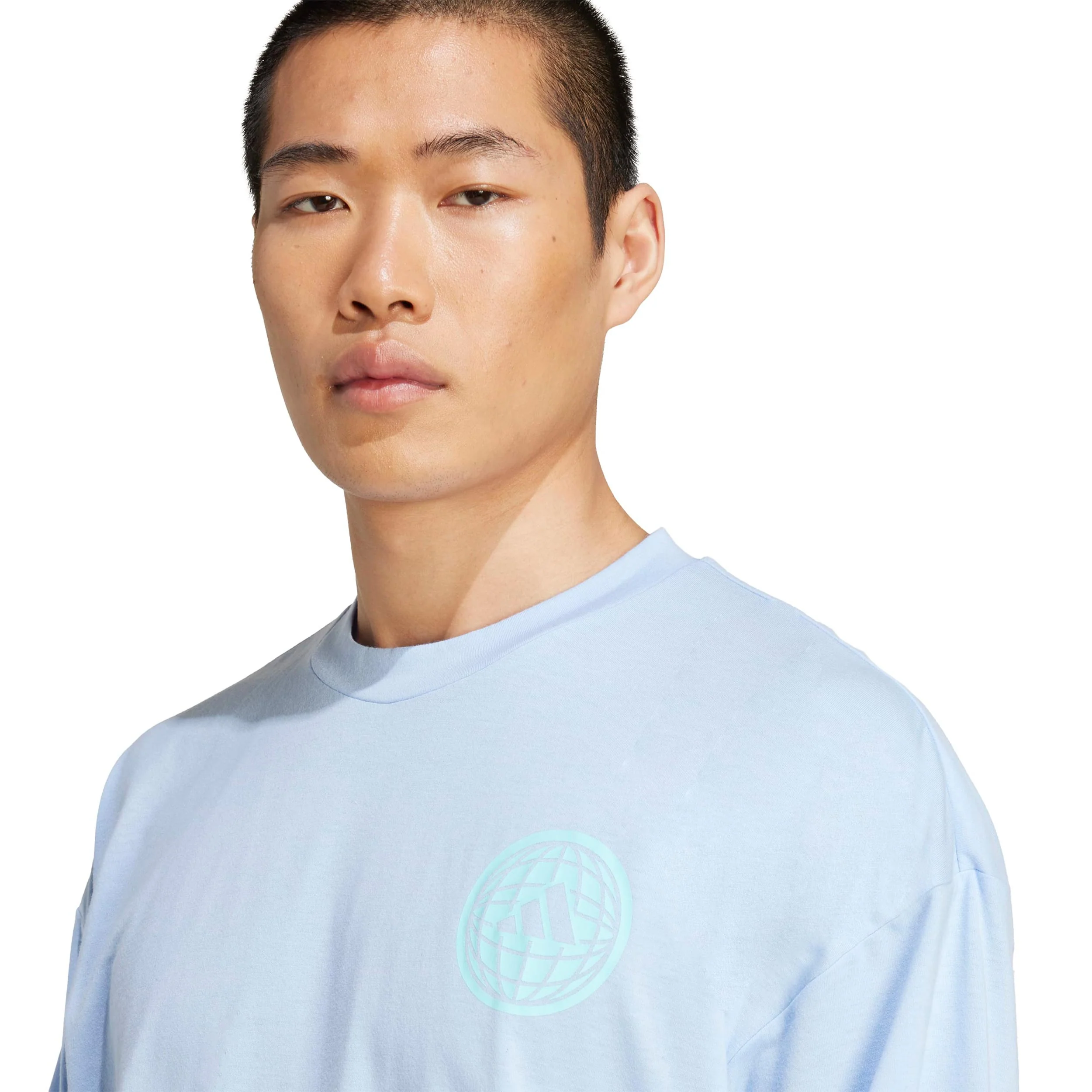 Gfx Glob Q3 T-Shirt Herren-Blau - Image 5