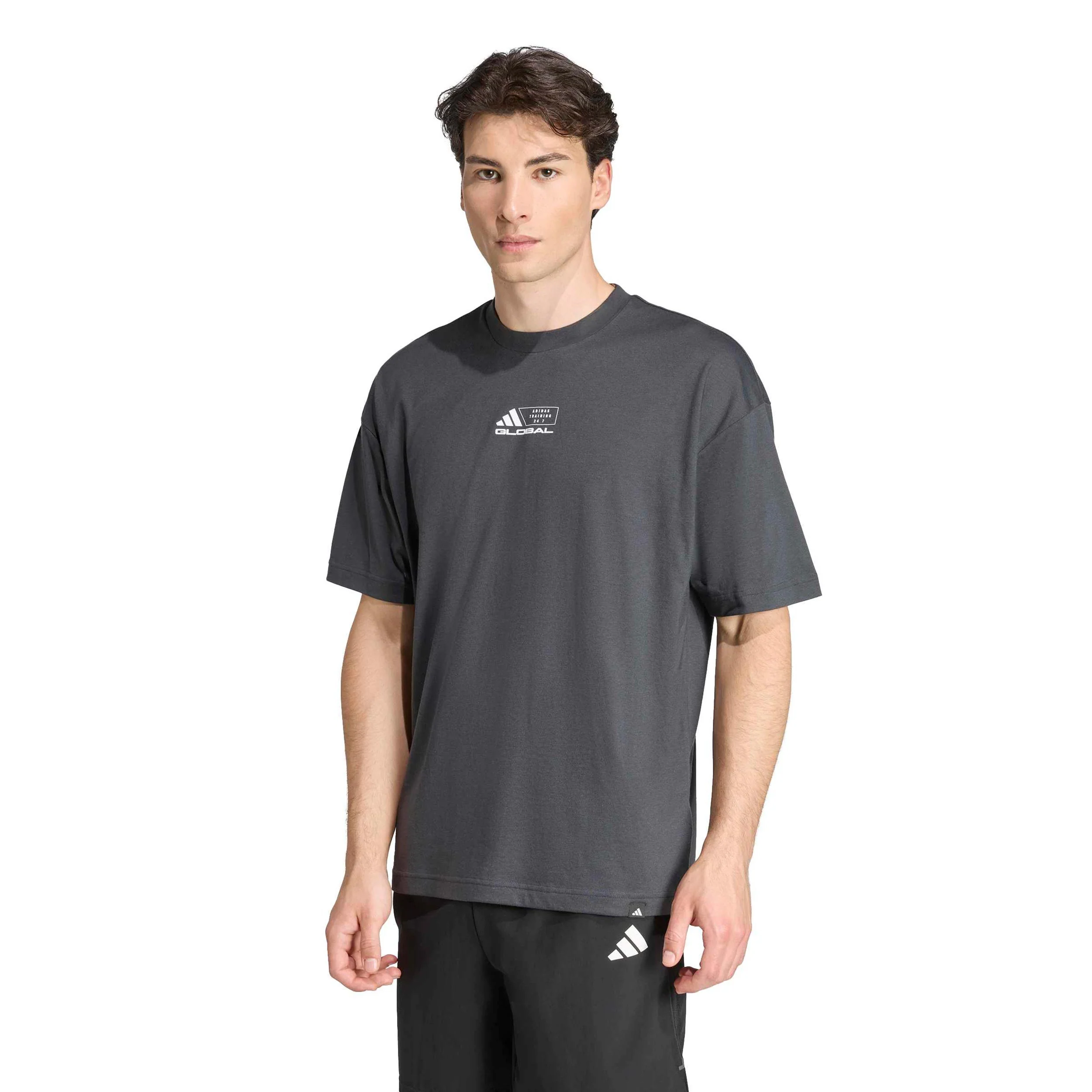 GFX Glob T-Shirt Herren-dunkelgrau - Image 2