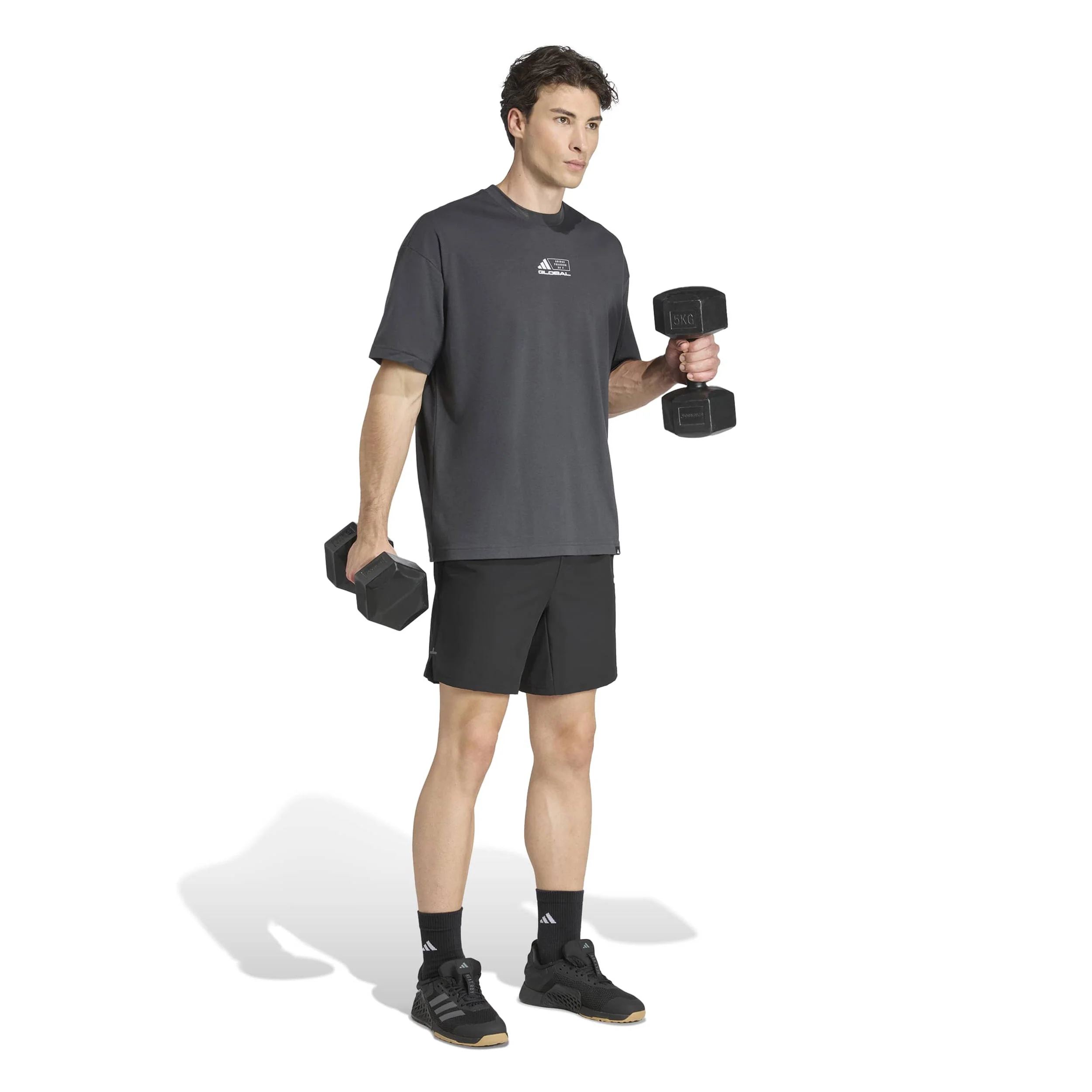 GFX Glob T-Shirt Herren-dunkelgrau - Image 4