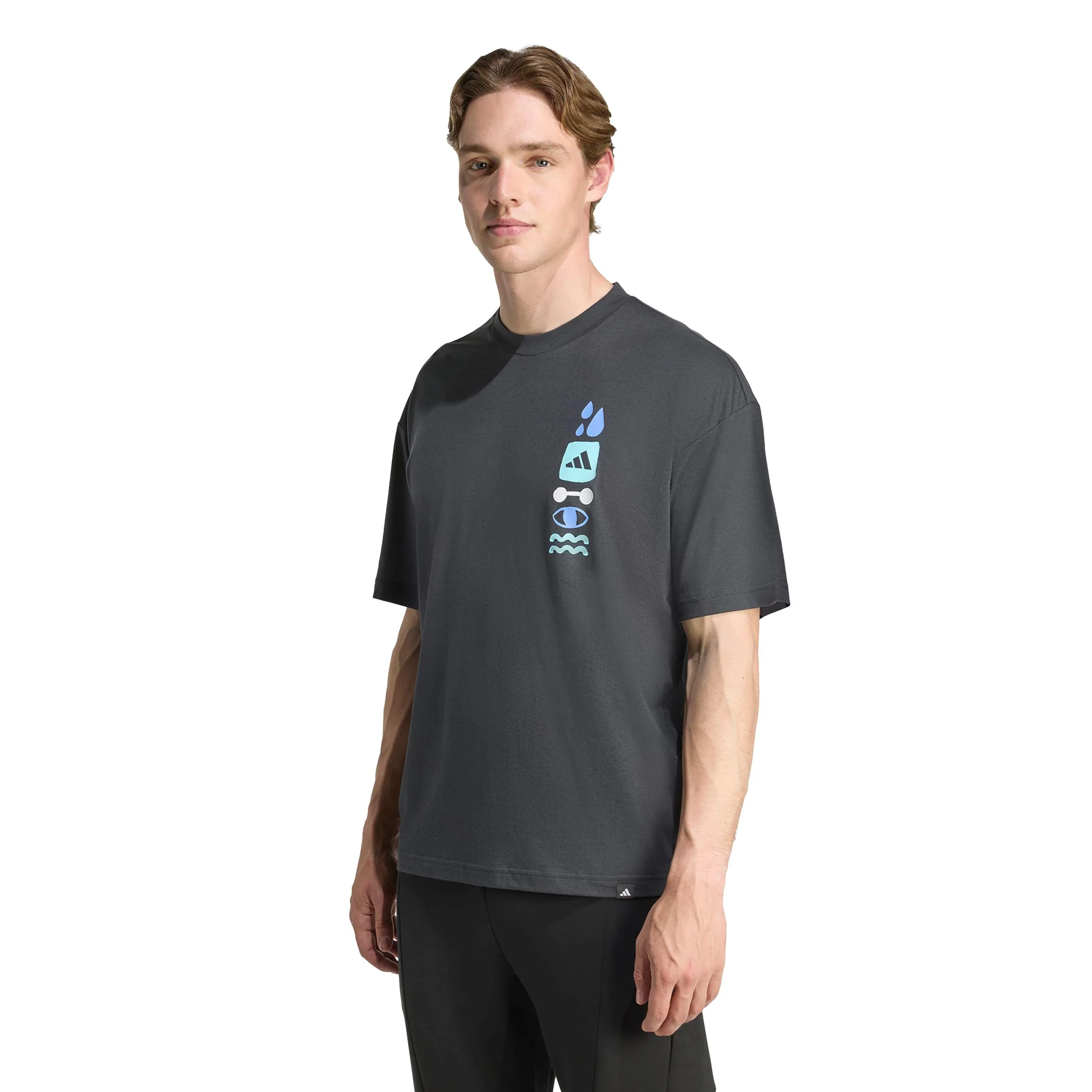 GFX Joy T-Shirt Herren - dunkelgrau, mehrfarbig - Image 2