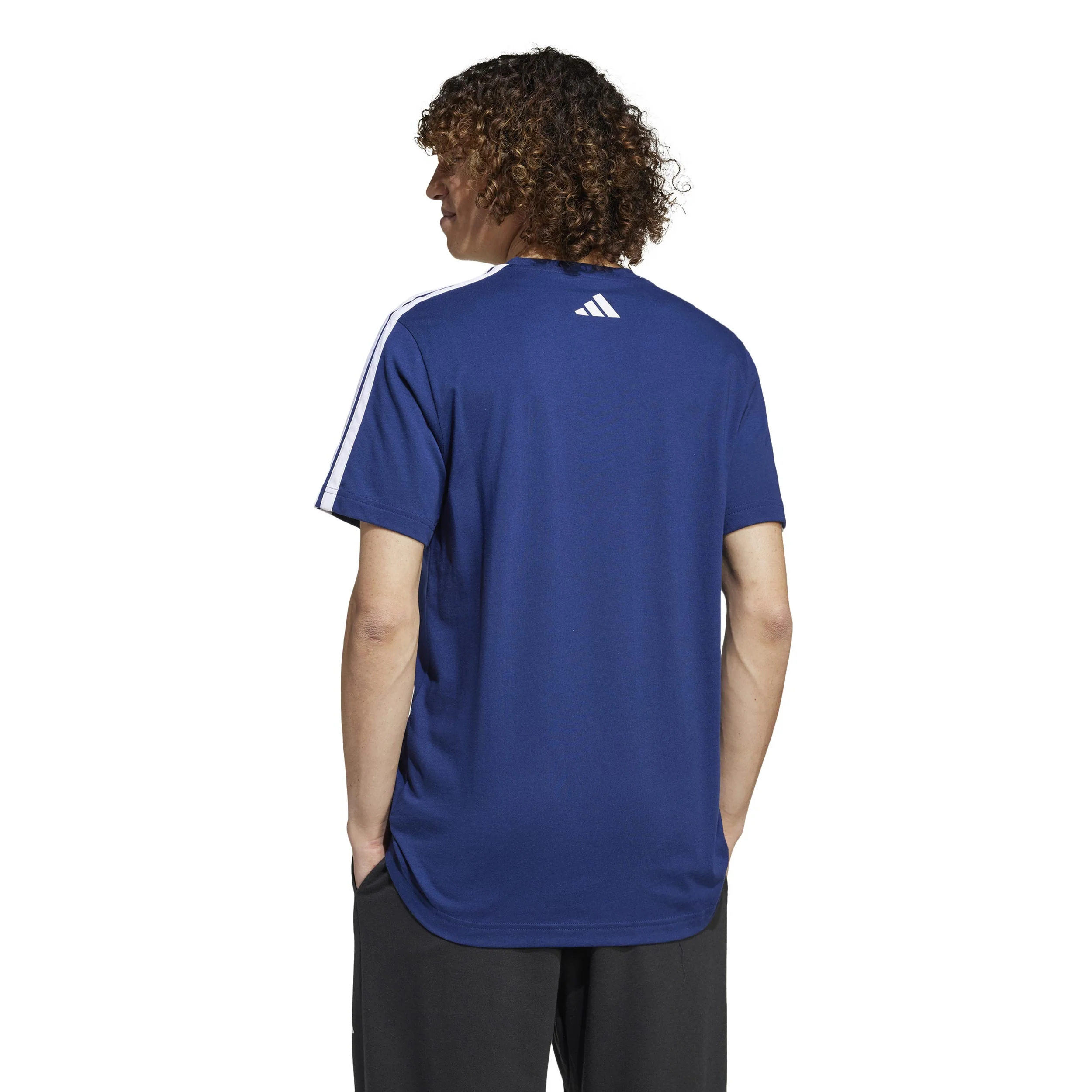 Graphic T-Shirt Herren-Dunkelblau,Weiß - Image 3