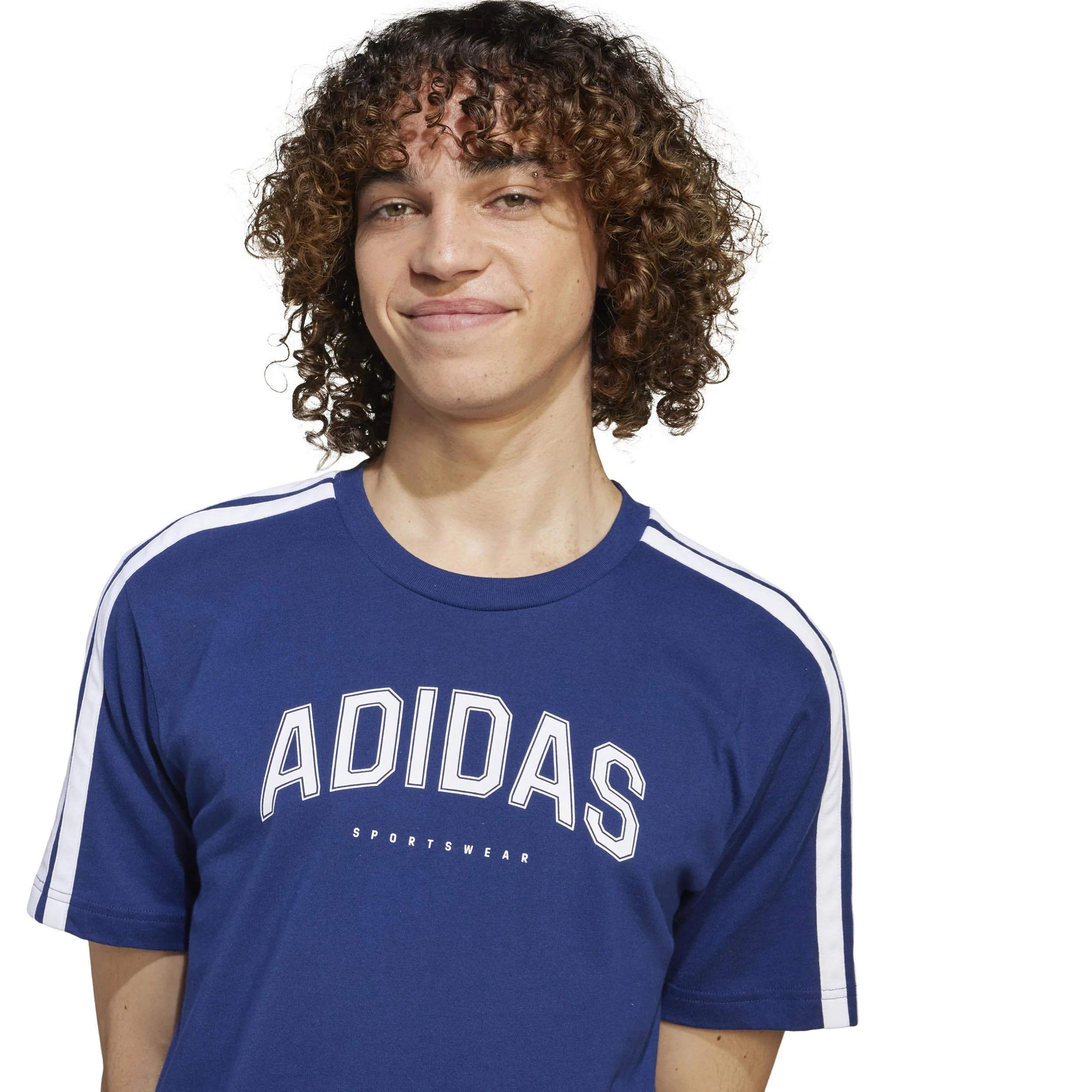 Graphic T-Shirt Herren-Dunkelblau,Weiß - Image 5