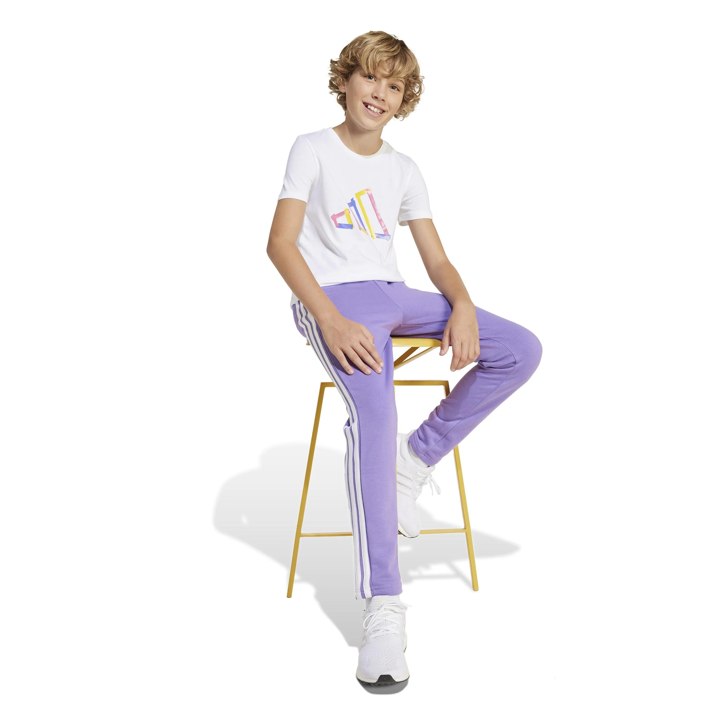 Graphic T-Shirt Kinder-Weiß,Mehrfarbig - Image 4