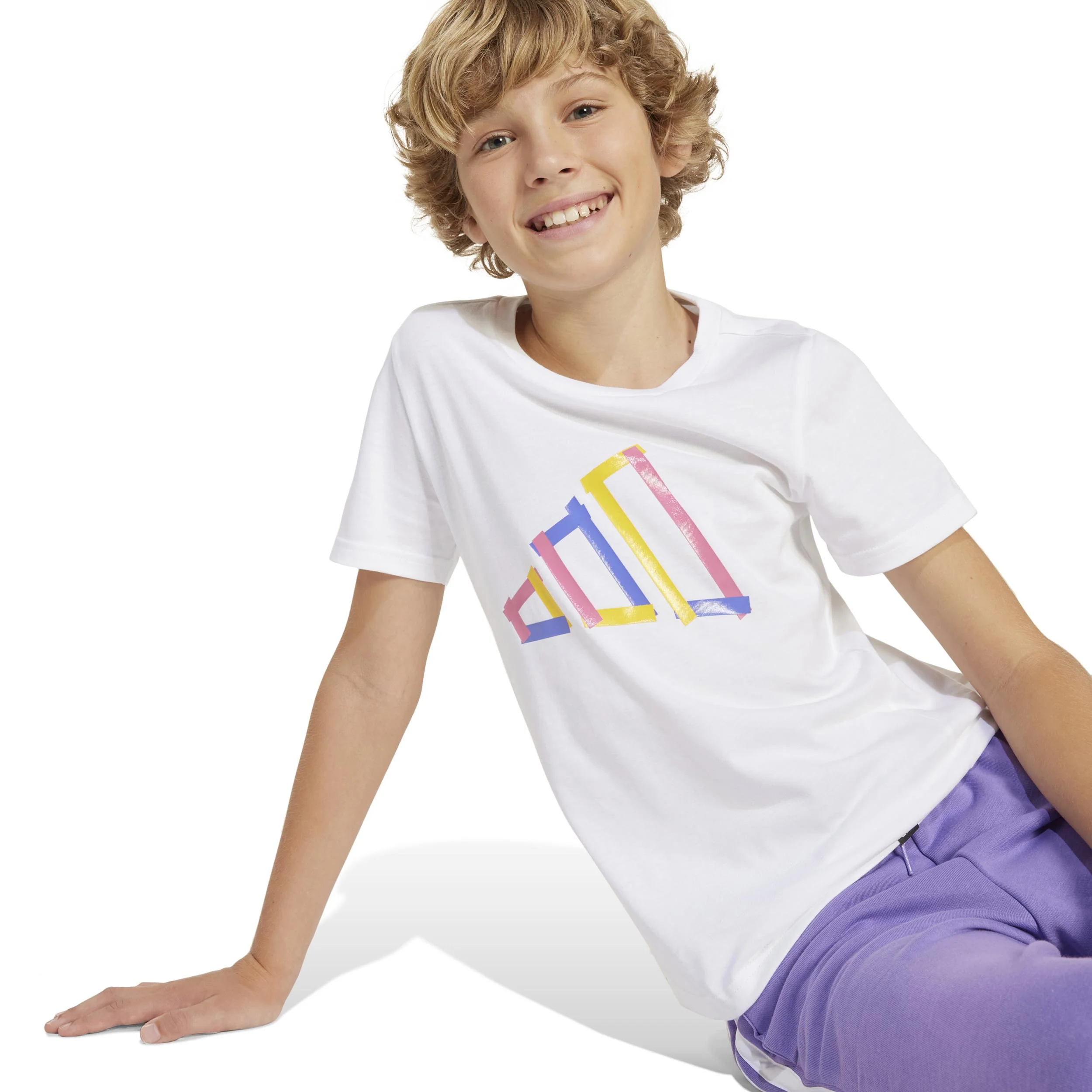 Graphic T-Shirt Kinder-Weiß,Mehrfarbig - Image 5