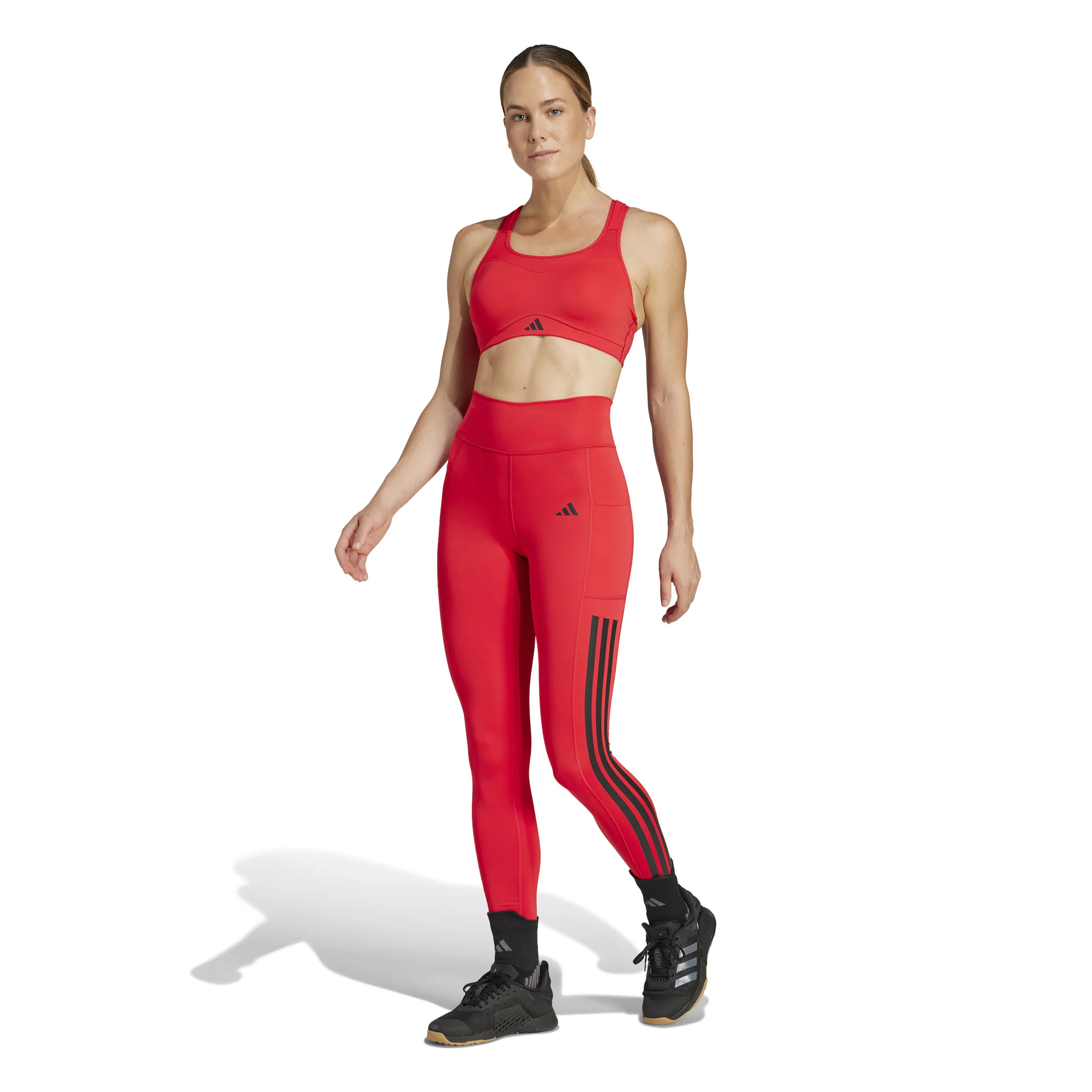 Impact Training High Support Sport-BH Damen - rot - Image 6