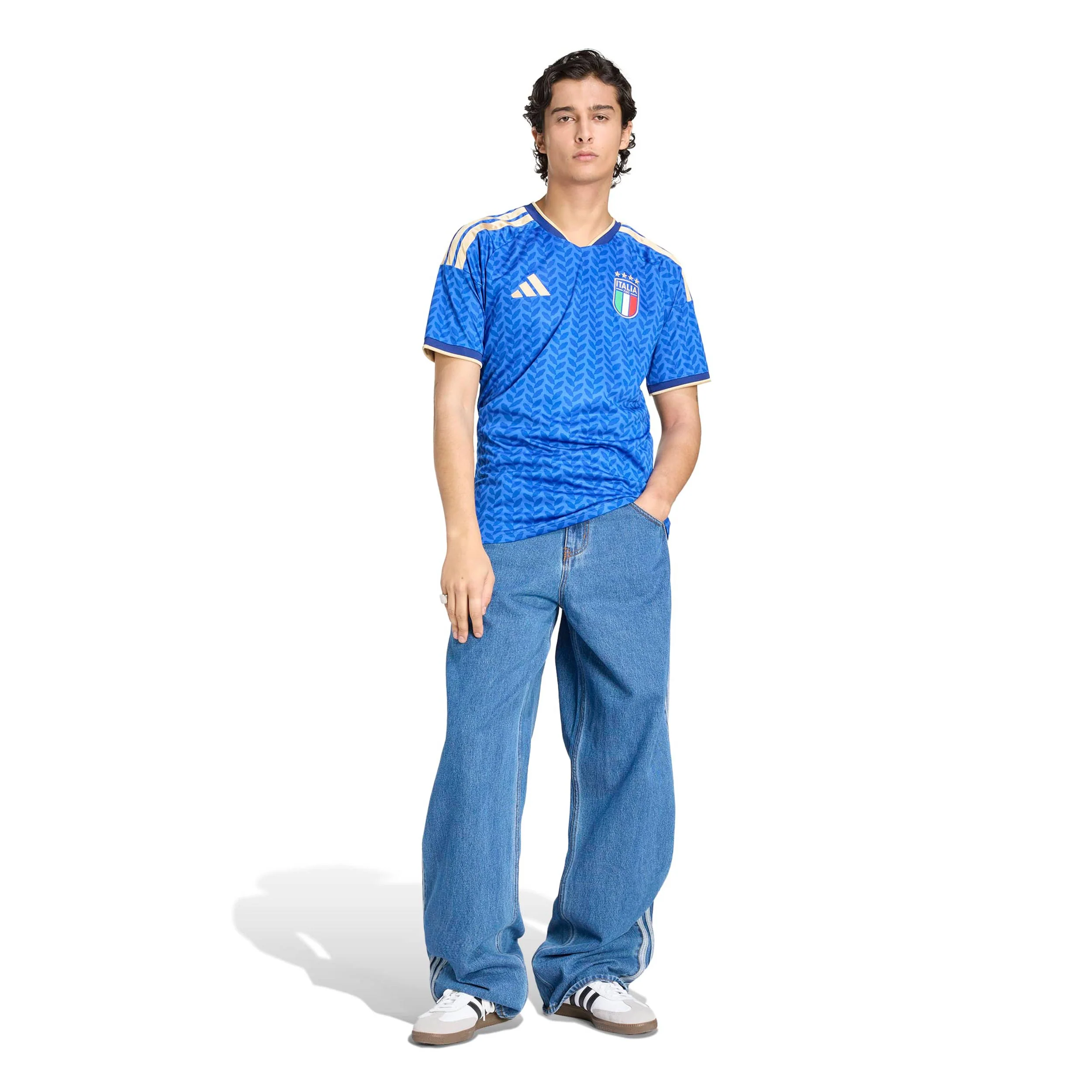 Italien Heimtrikot 26 Herren-blau - Image 5