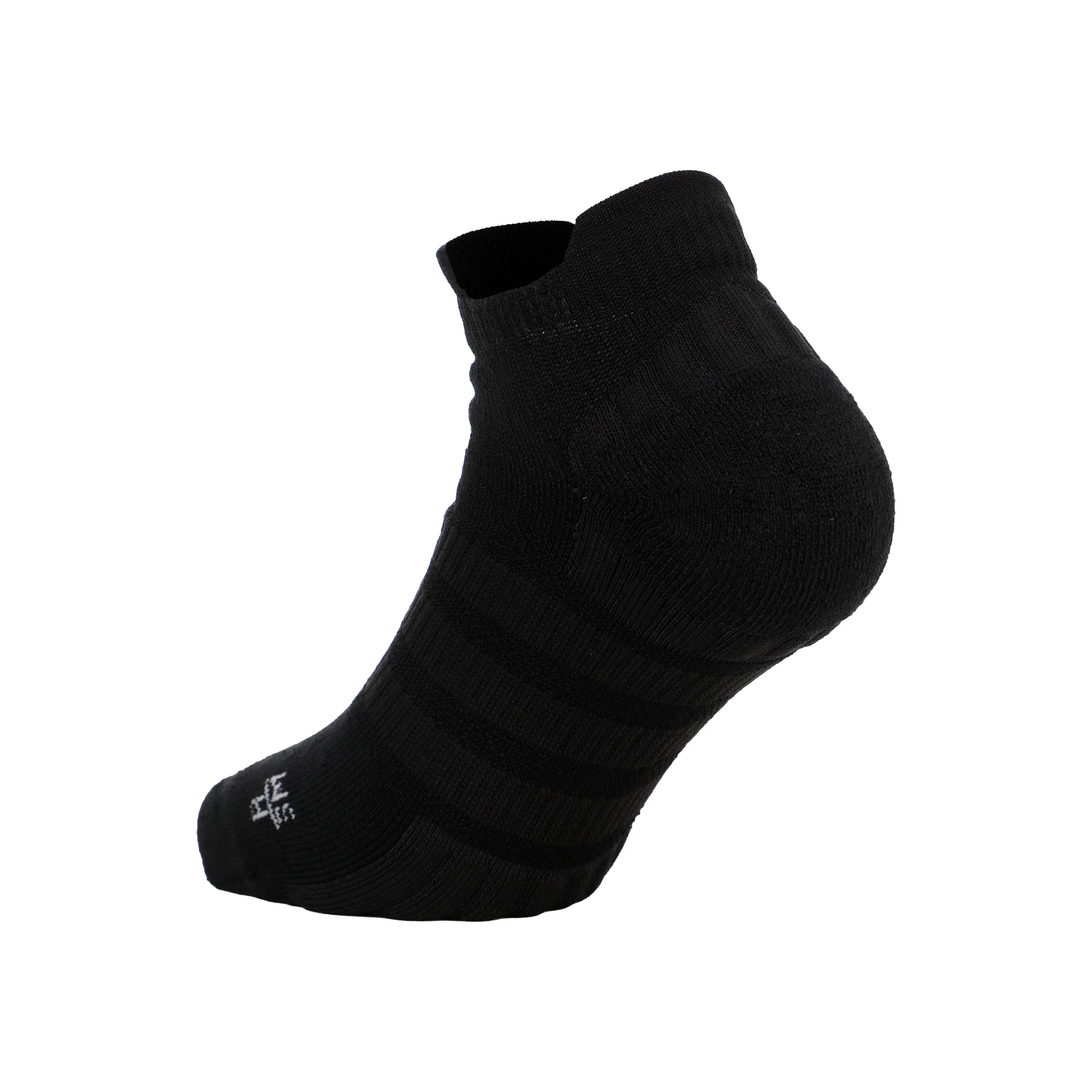 Low Tennissocken Unisex-schwarz - Image 2