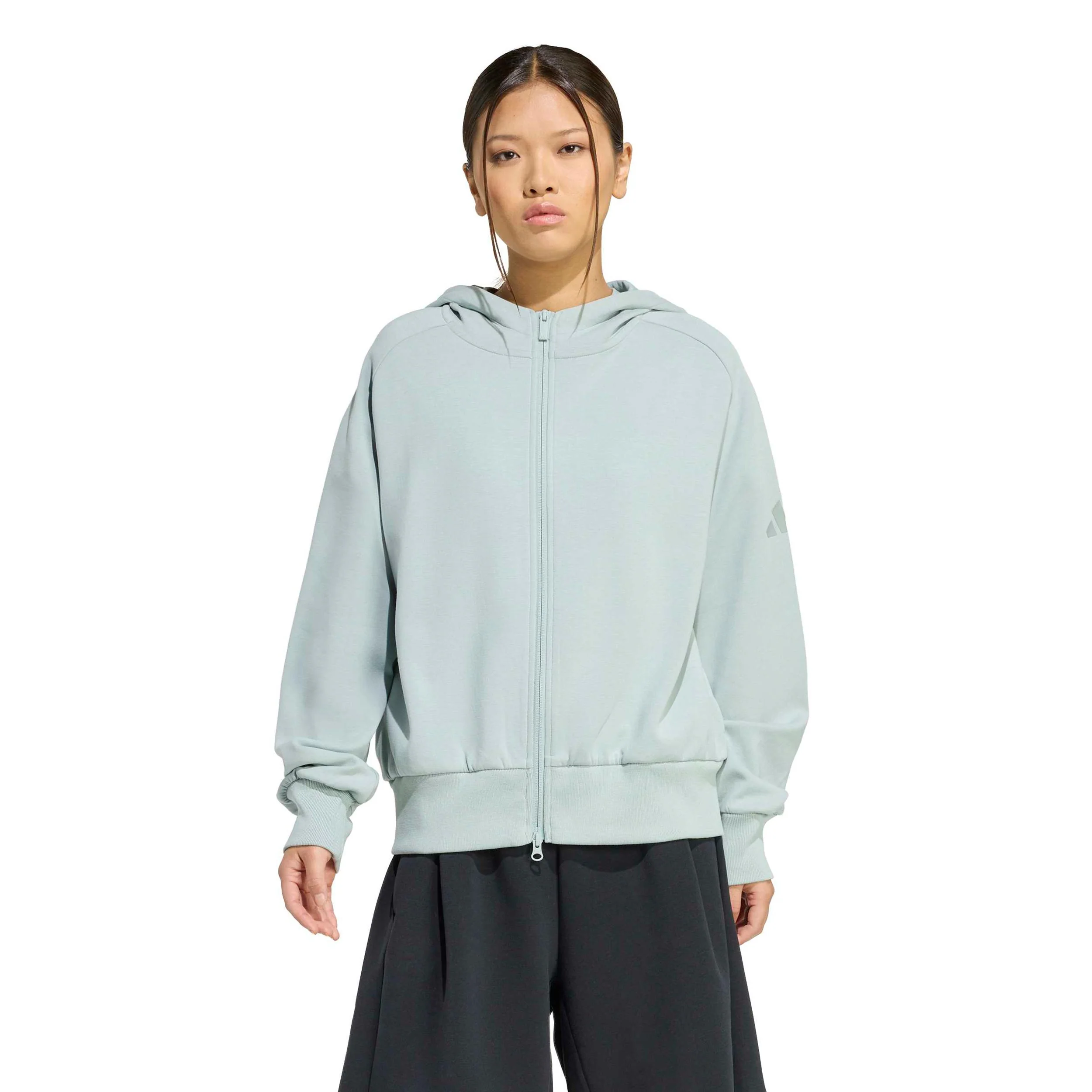 Lux Sweatjacke Damen-salbei - Image 2