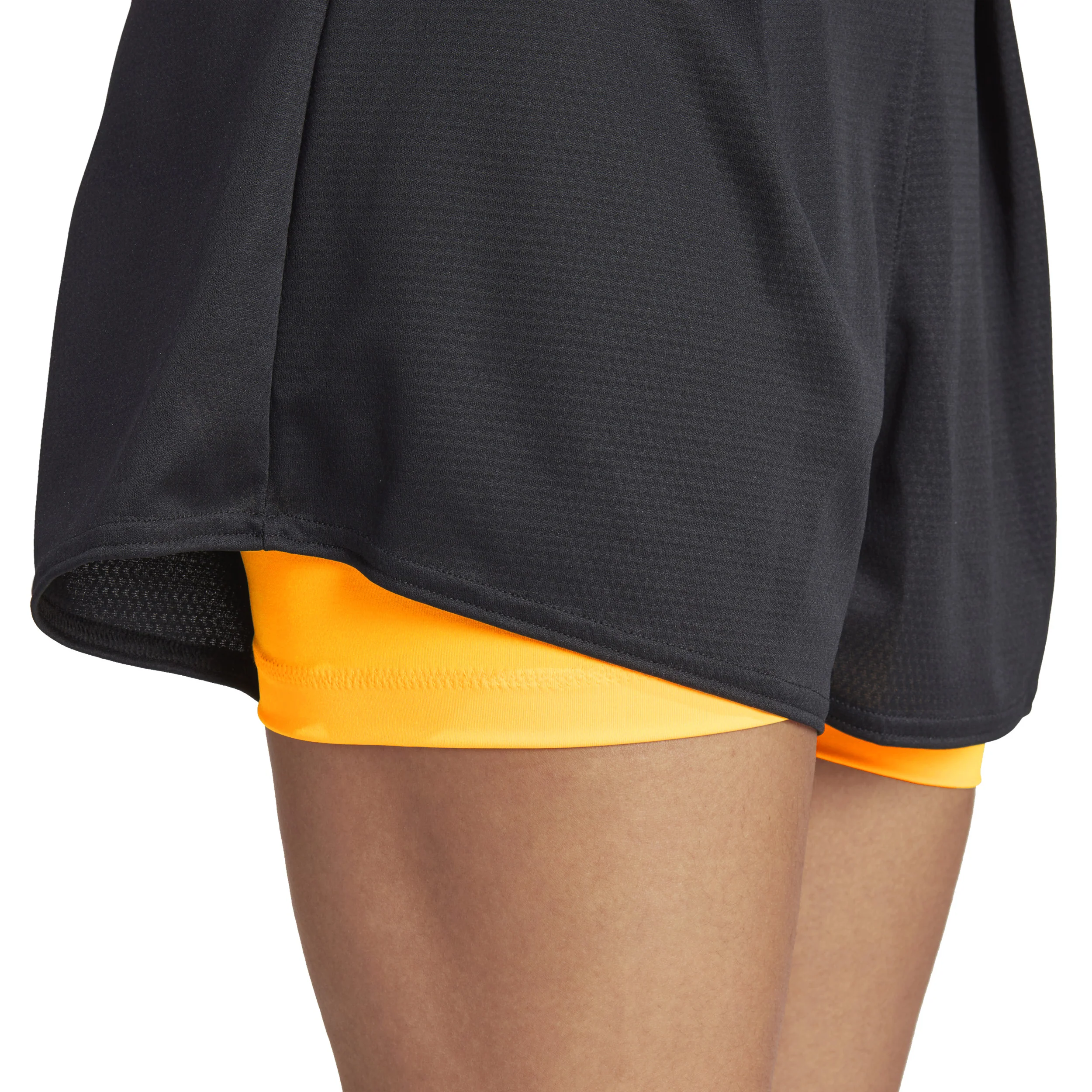 Match Pro 3in Ballshort Damen-Schwarz,Orange - Image 5