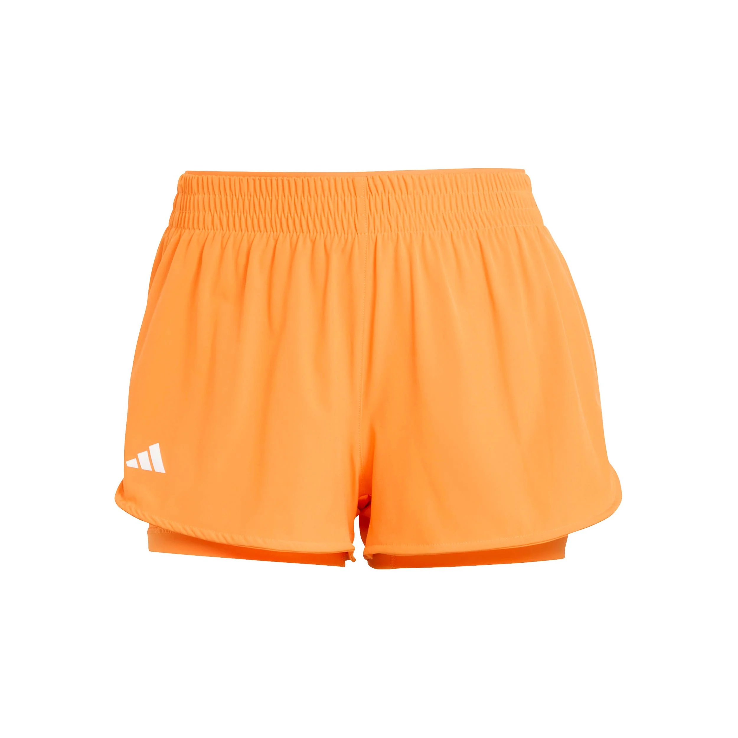 Match Shorts Damen-orange