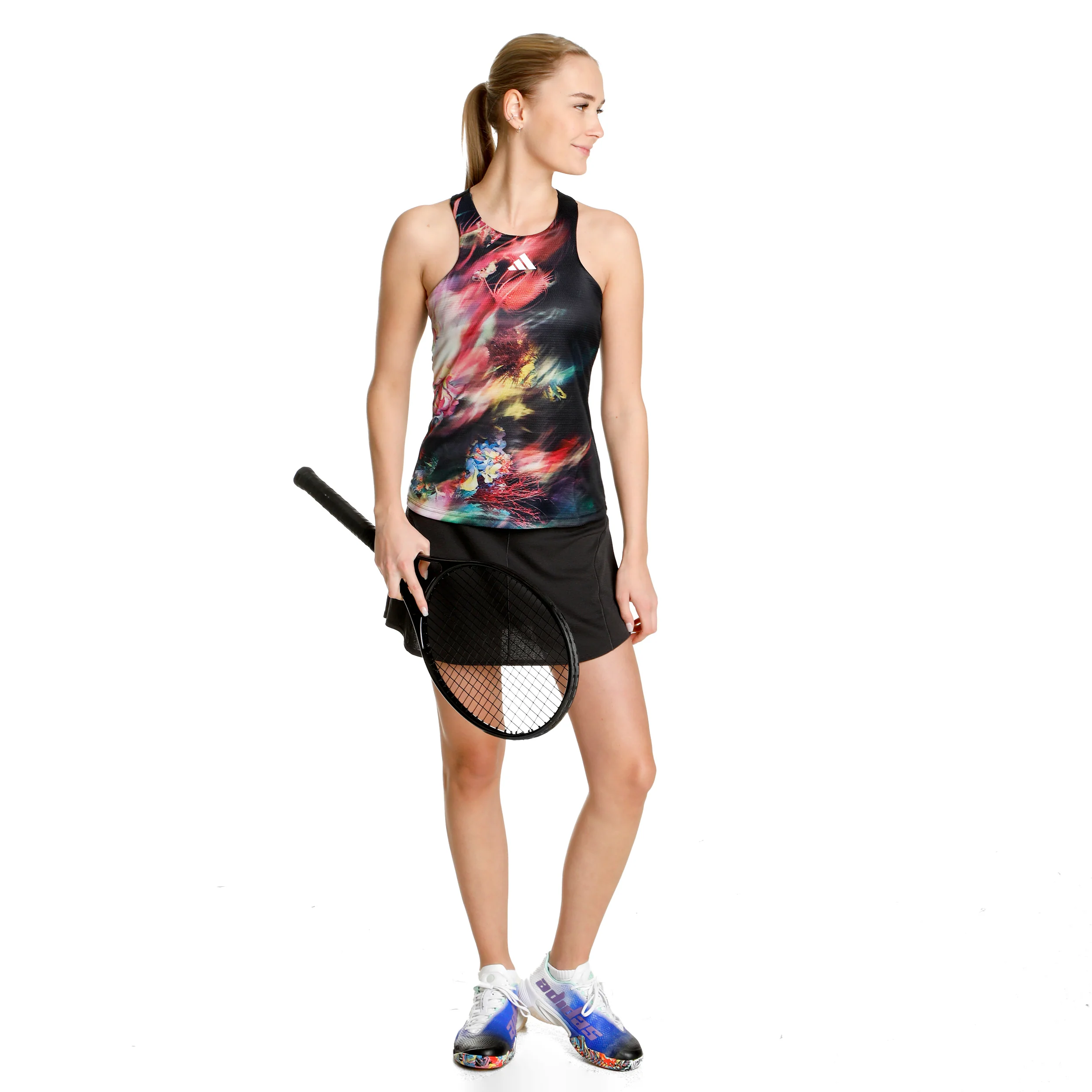 Melbourne Y- Tank-Top Damen-Schwarz,Mehrfarbig - Image 2