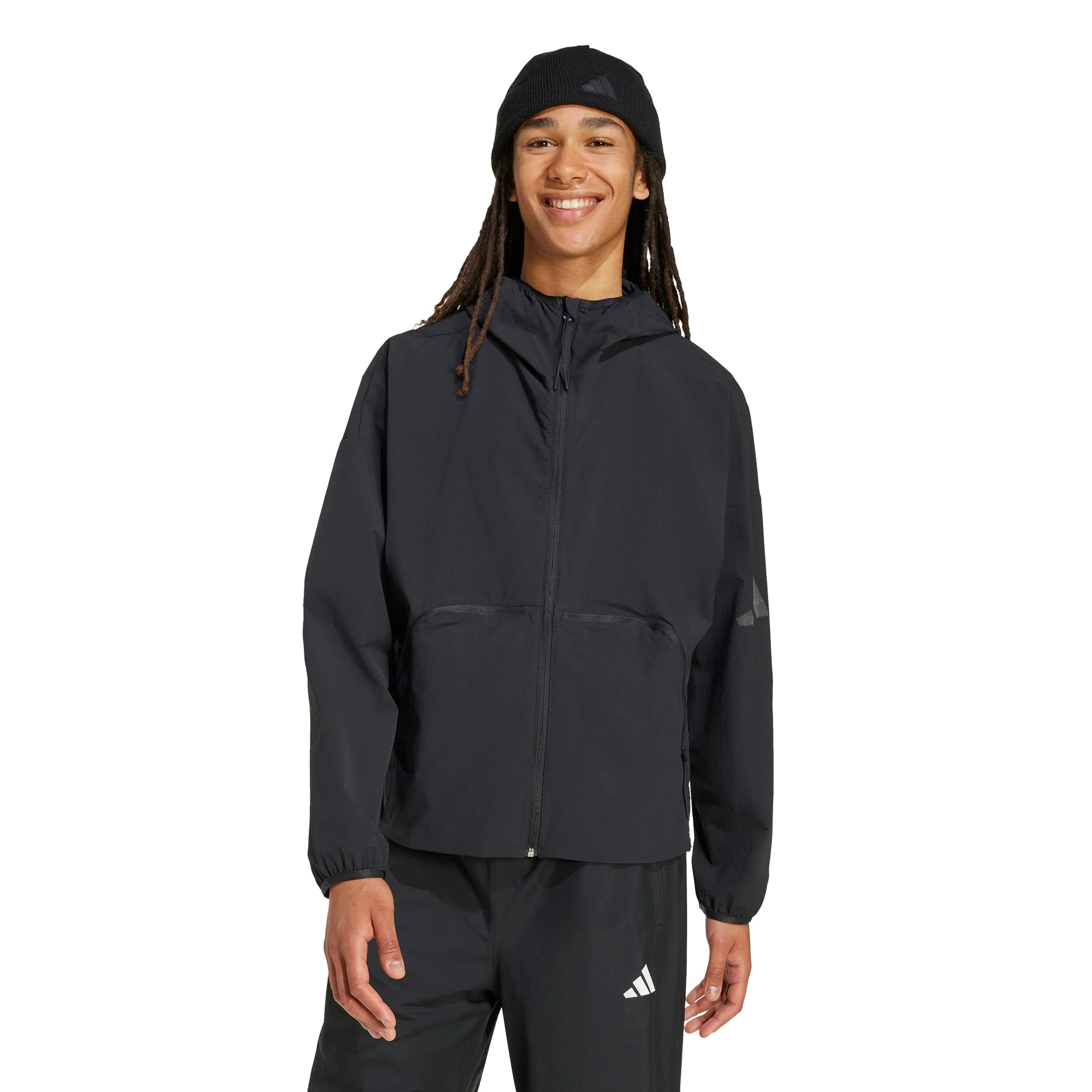 My Shelter Windbreaker Trainingsjacke Herren-schwarz - Image 2