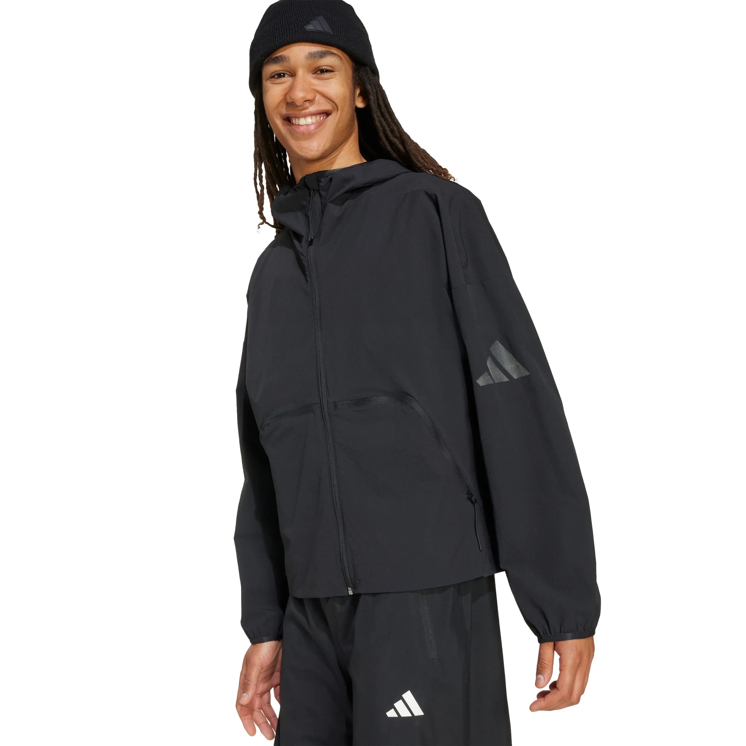 My Shelter Windbreaker Trainingsjacke Herren-schwarz - Image 5