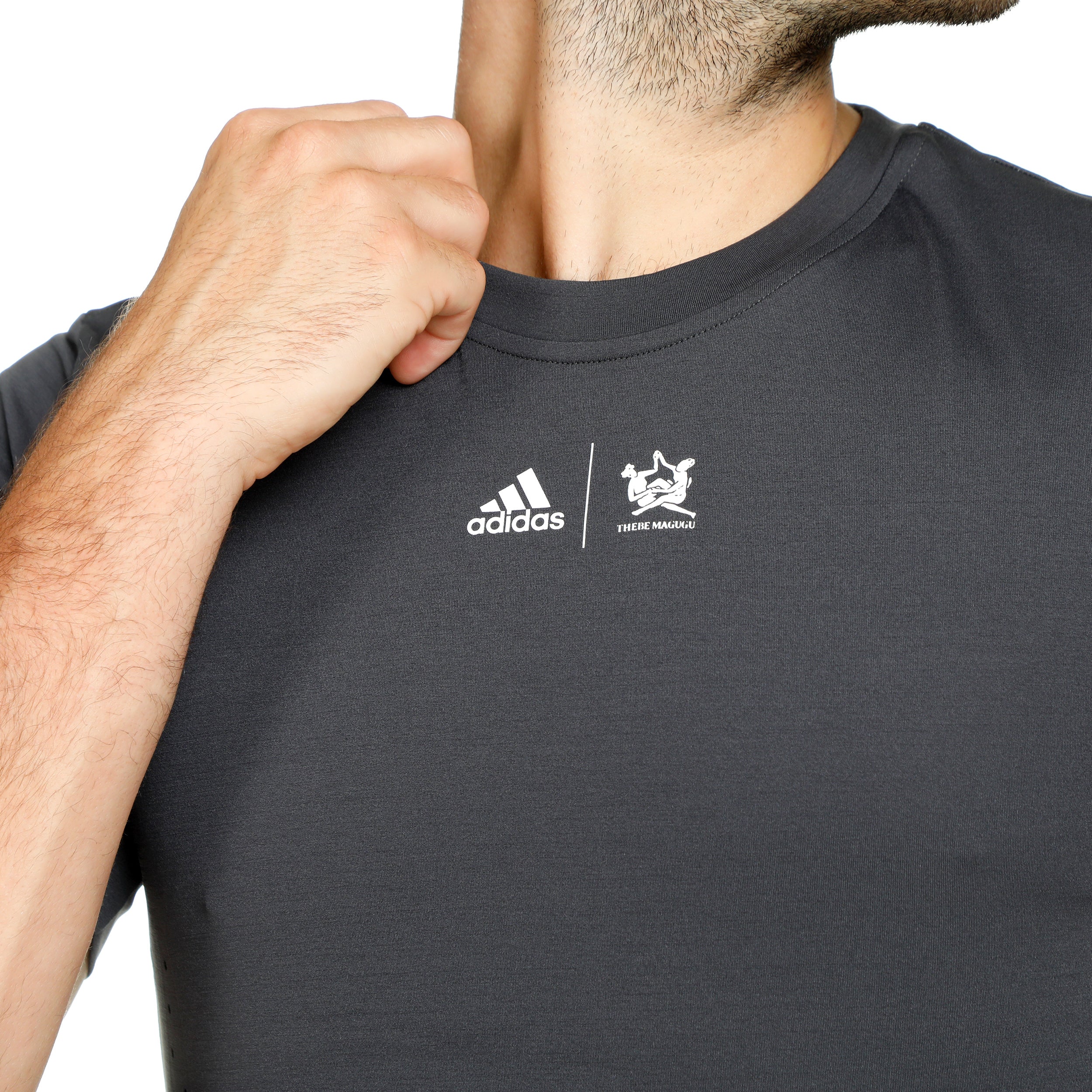 New York Printed T-Shirt Herren-Grau - Image 5